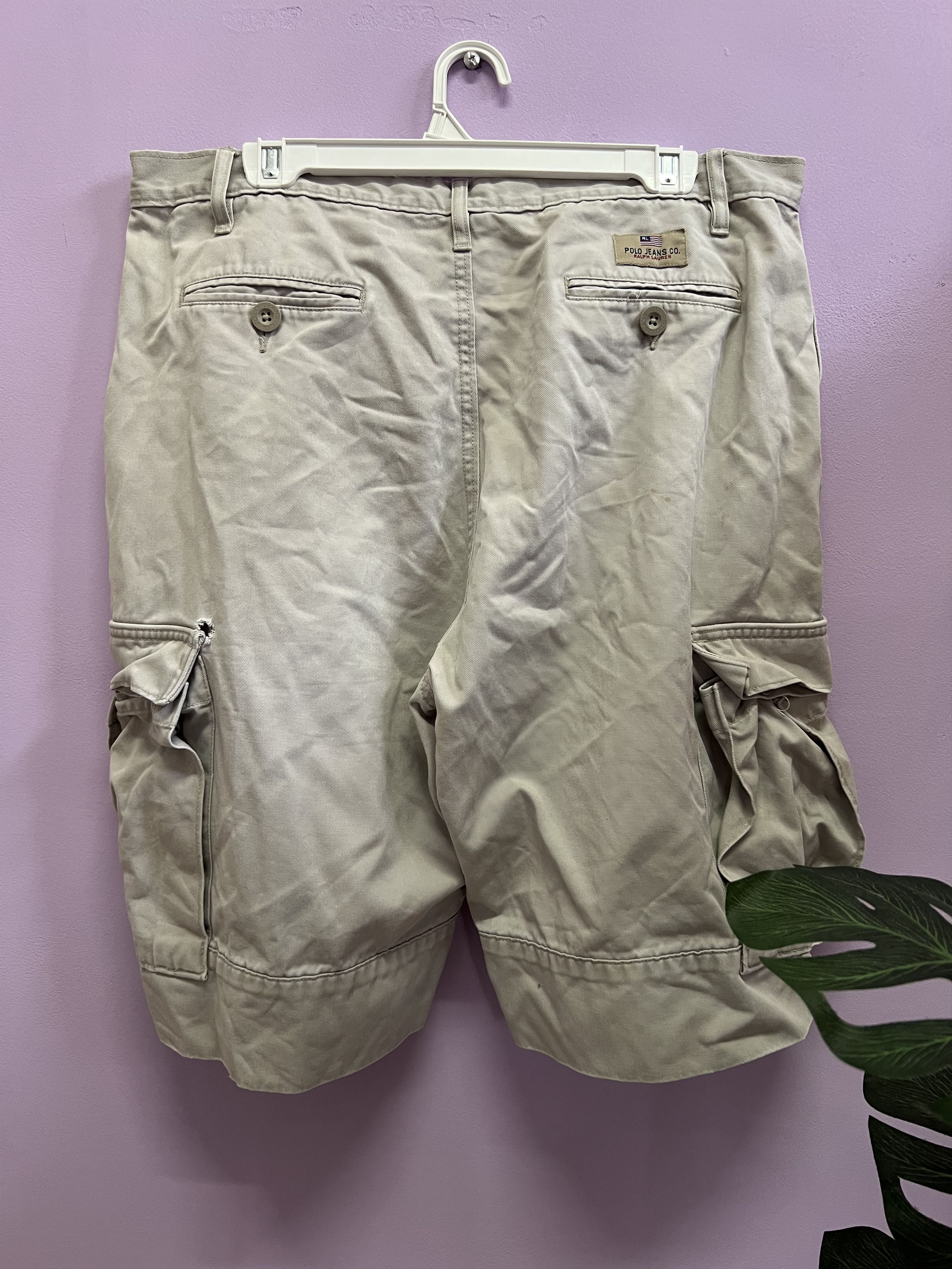 Polo Ralph Lauren 🔥Distressed Vintage Polo Ralph Lauren Cargo Pants Size US 37 - 2 Thumbnail