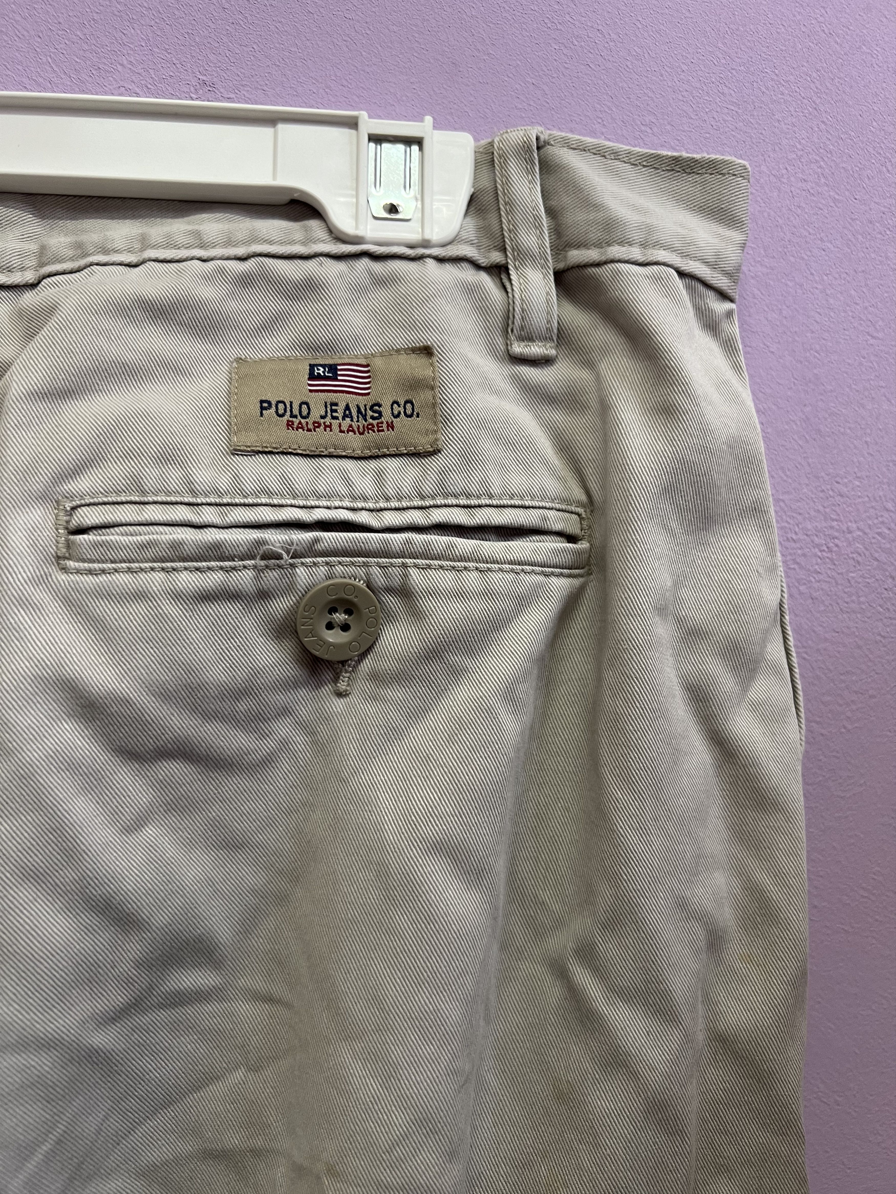 Polo Ralph Lauren 🔥Distressed Vintage Polo Ralph Lauren Cargo Pants Size US 37 - 17 Thumbnail