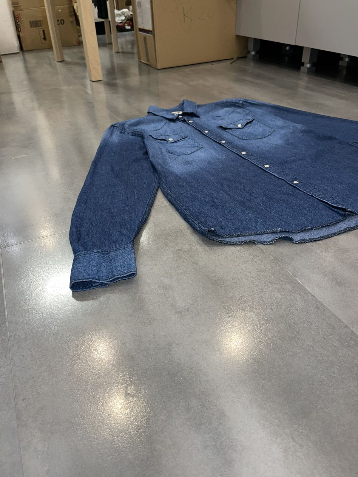 Acne Studios AW11 Acne Studios Texas Indigo Denim Shirt Size US M / EU 48-50 / 2 - 7 Thumbnail