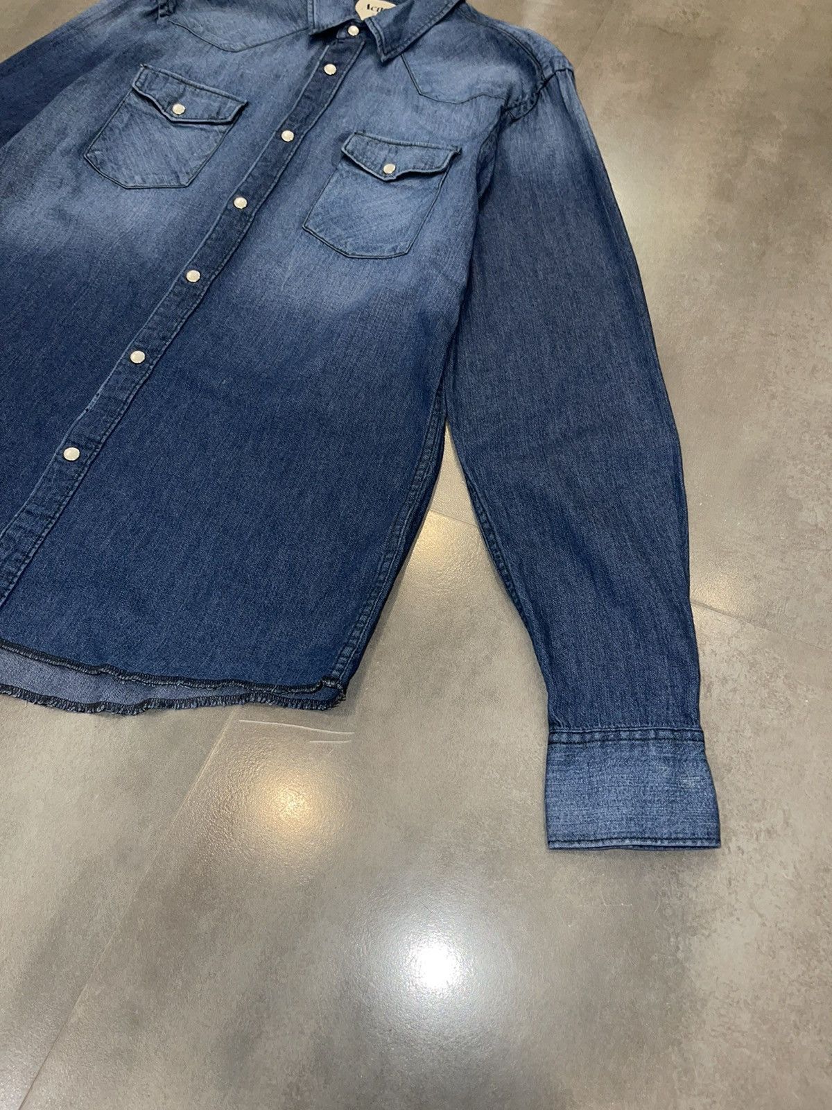 Acne Studios AW11 Acne Studios Texas Indigo Denim Shirt Size US M / EU 48-50 / 2 - 6 Thumbnail