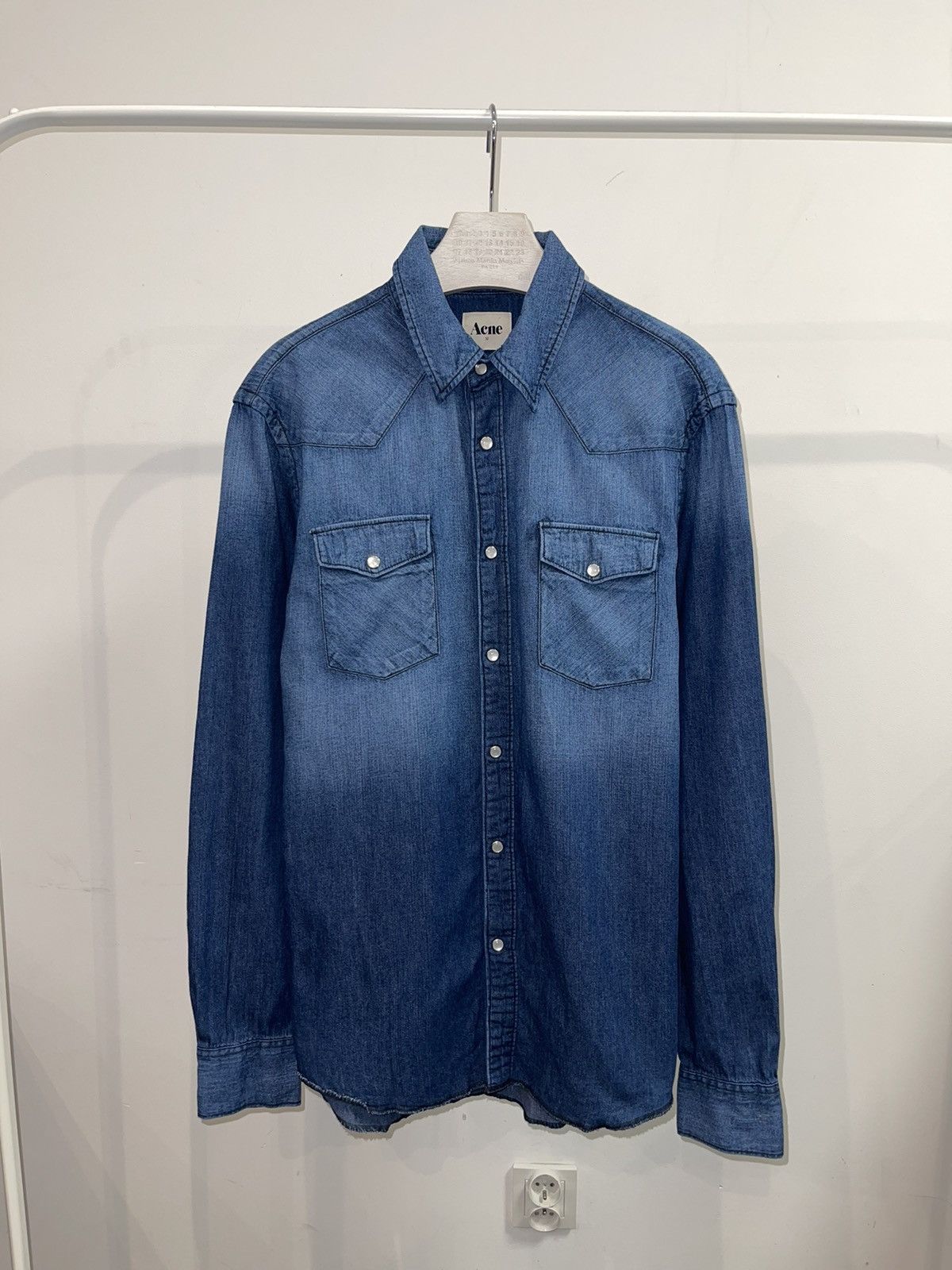 Acne Studios AW11 Acne Studios Texas Indigo Denim Shirt Size US M / EU 48-50 / 2 - 4 Thumbnail