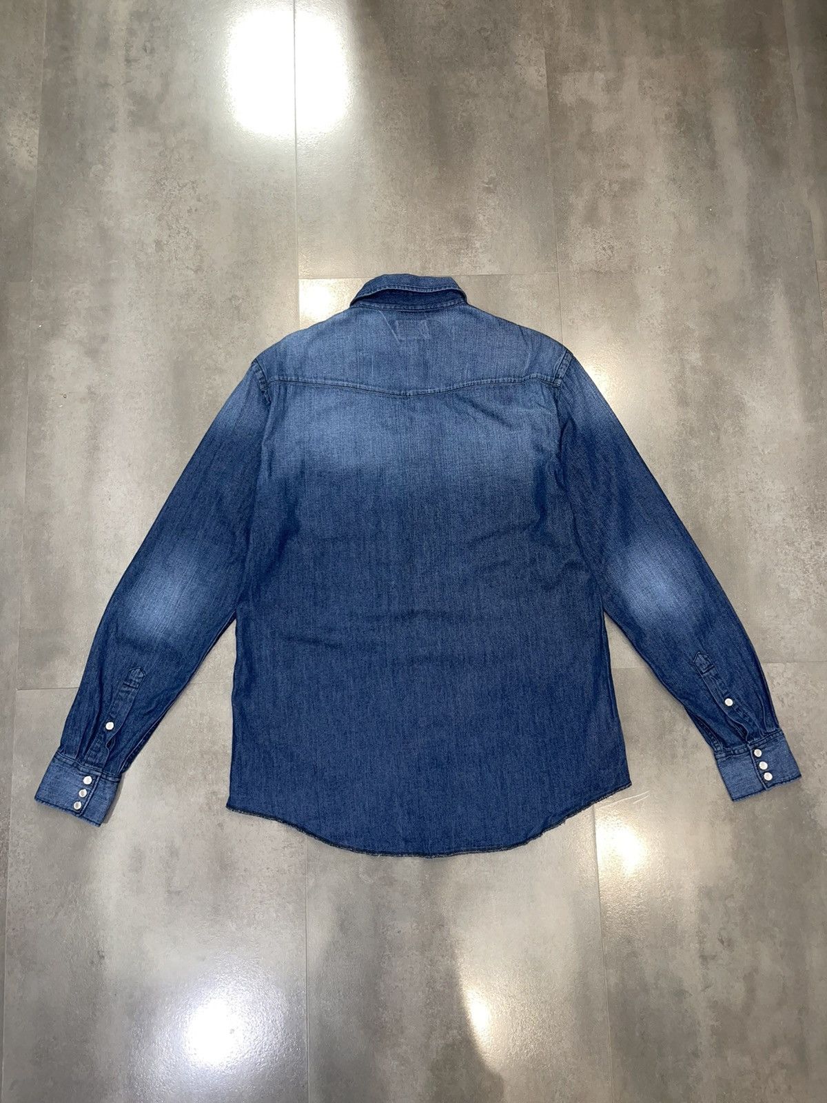 Acne Studios AW11 Acne Studios Texas Indigo Denim Shirt Size US M / EU 48-50 / 2 - 11 Thumbnail