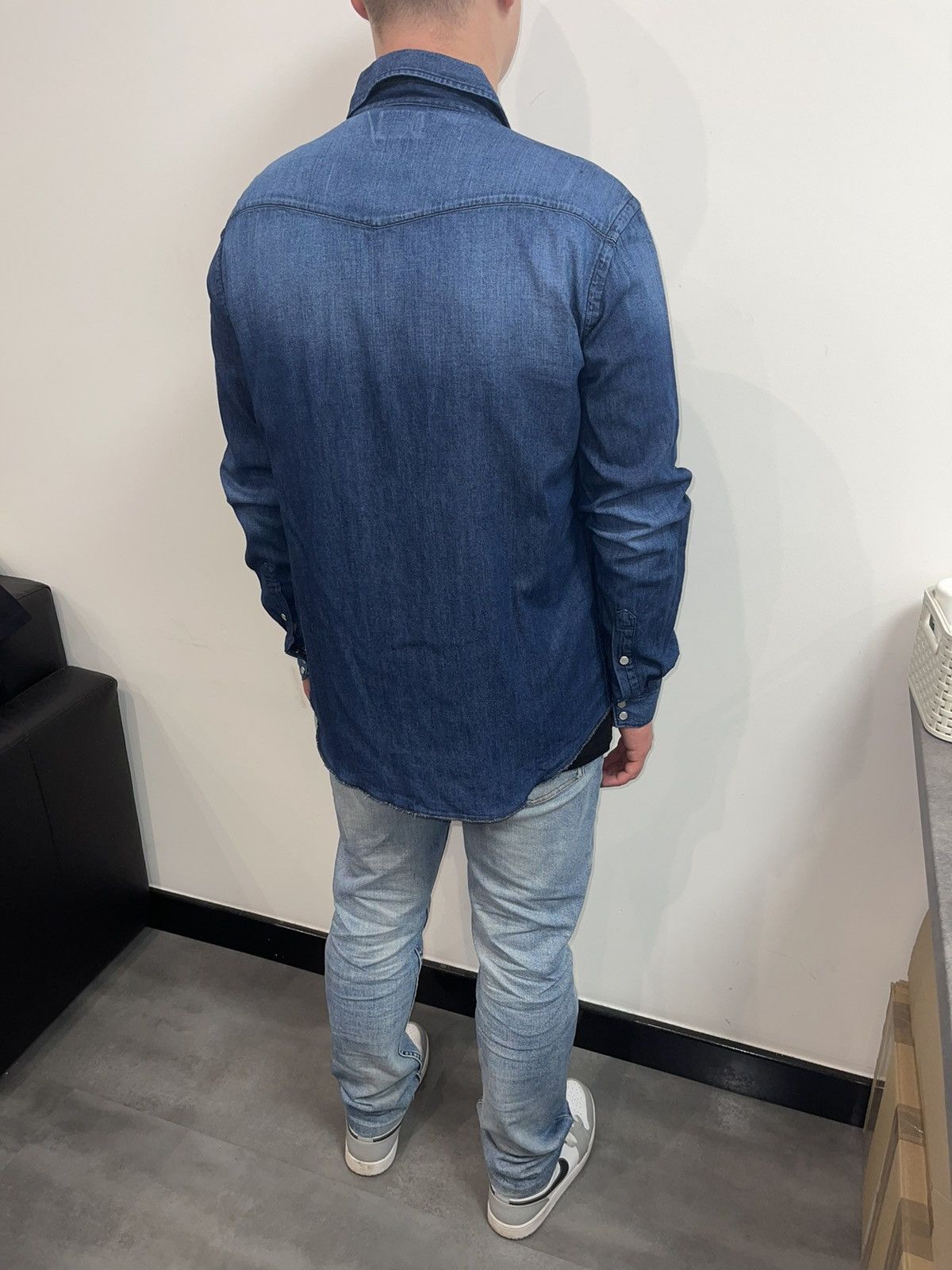 Acne Studios AW11 Acne Studios Texas Indigo Denim Shirt Size US M / EU 48-50 / 2 - 3 Thumbnail