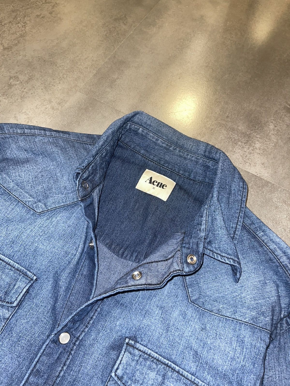 Acne Studios AW11 Acne Studios Texas Indigo Denim Shirt Size US M / EU 48-50 / 2 - 16 Thumbnail