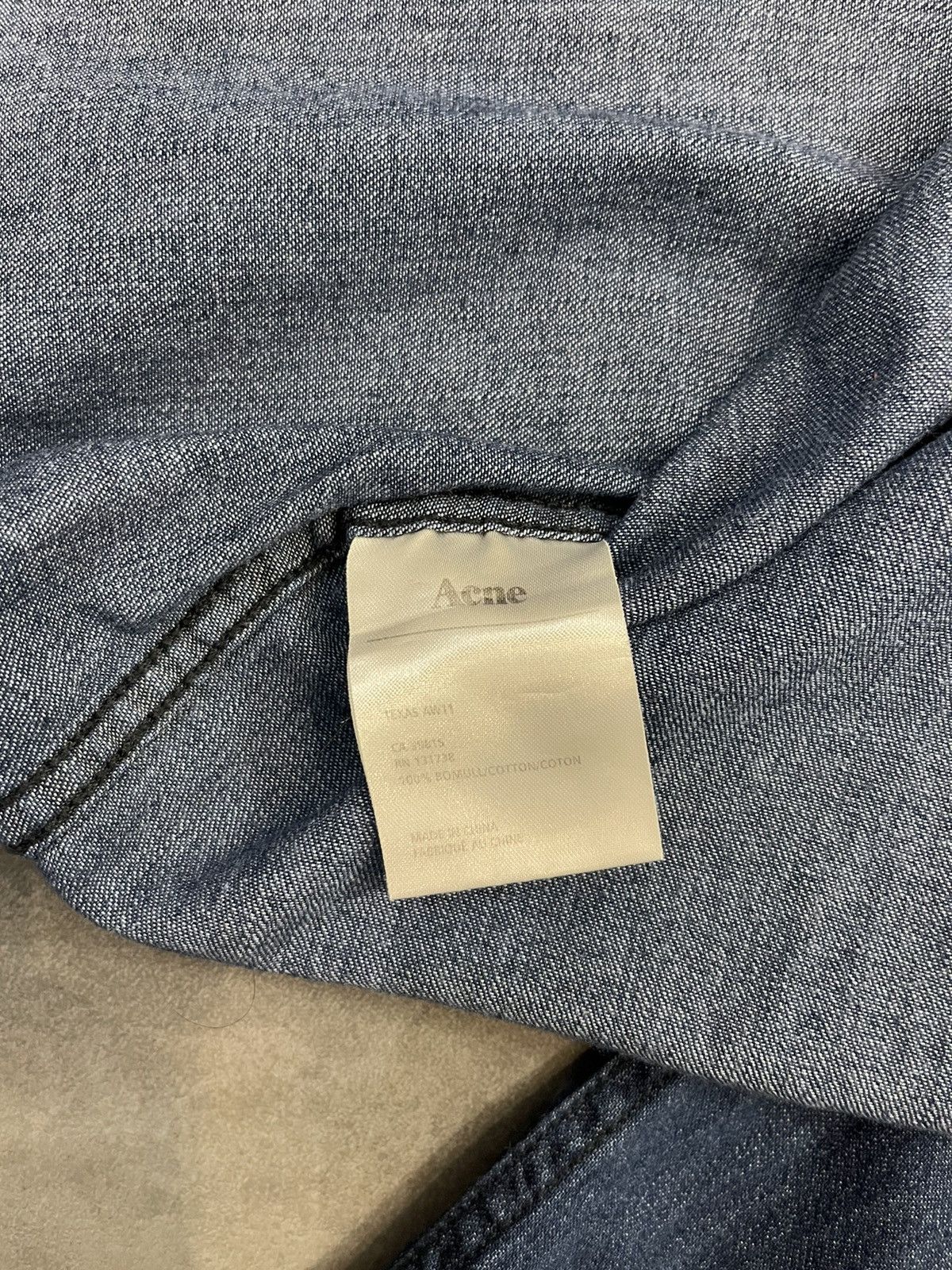 Acne Studios AW11 Acne Studios Texas Indigo Denim Shirt Size US M / EU 48-50 / 2 - 17 Thumbnail
