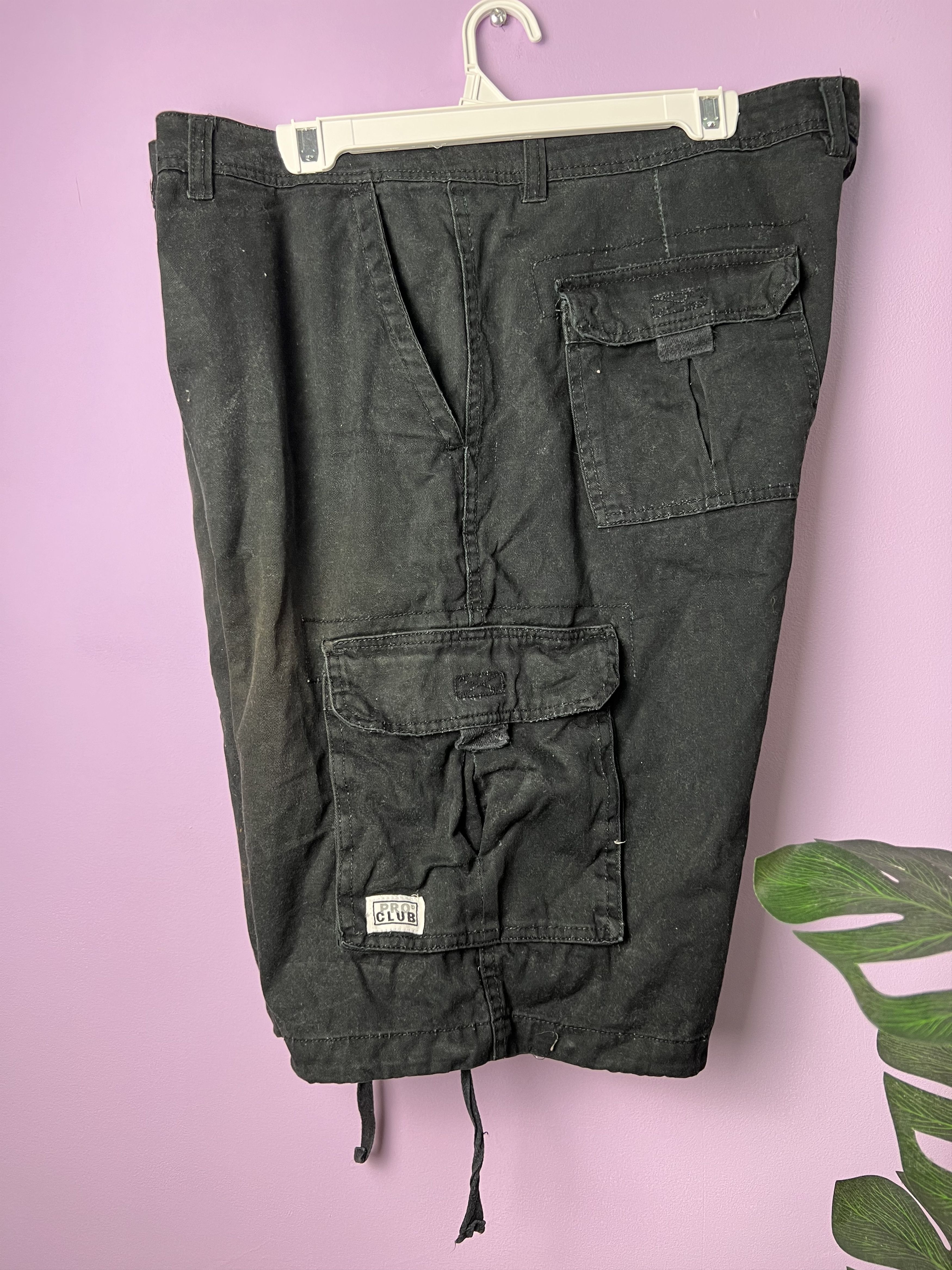 Japanese Brand 🔥Black Pro Club Cargo Pants Size US 41 - 16 Thumbnail