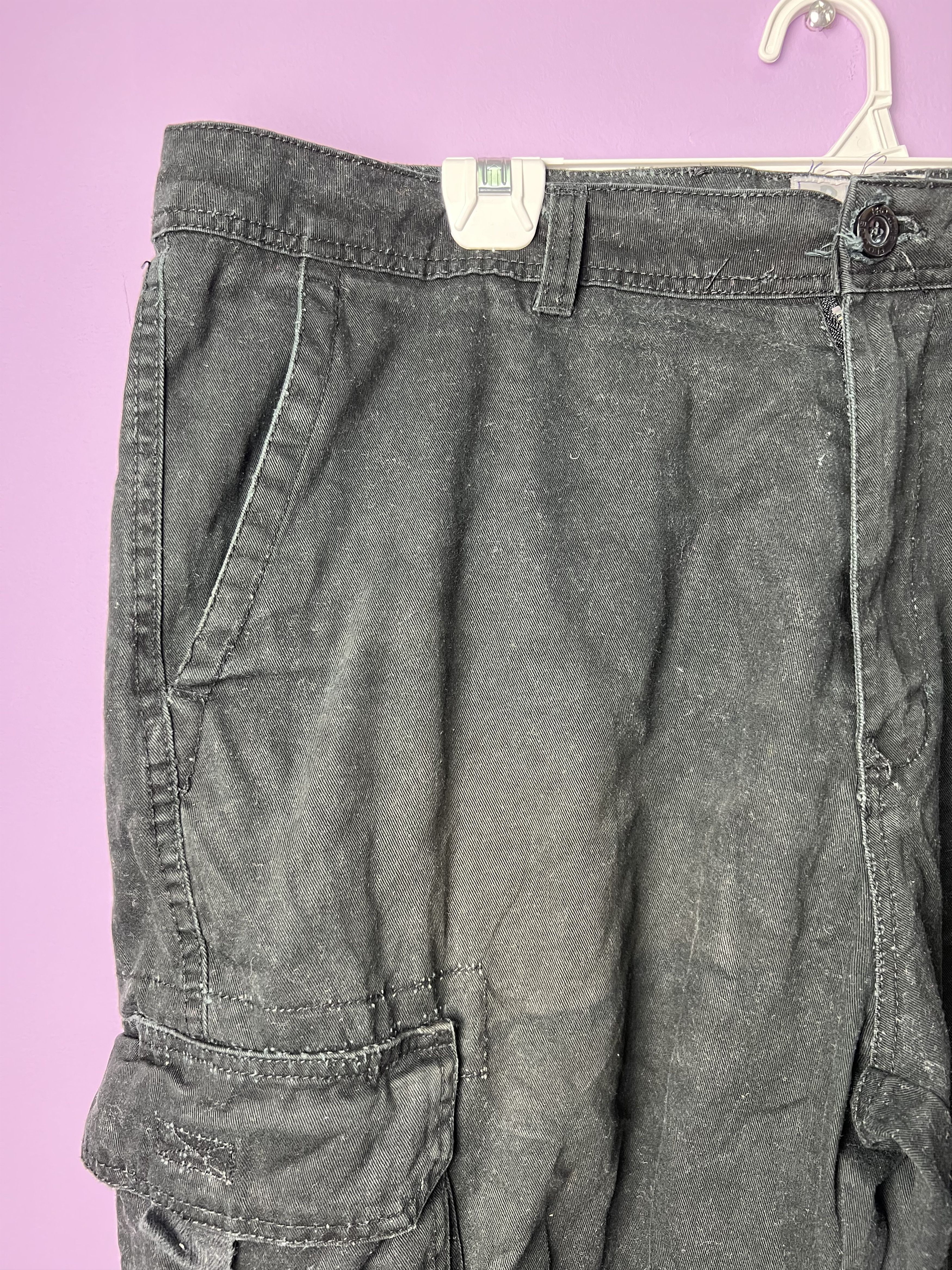 Japanese Brand 🔥Black Pro Club Cargo Pants Size US 41 - 7 Thumbnail