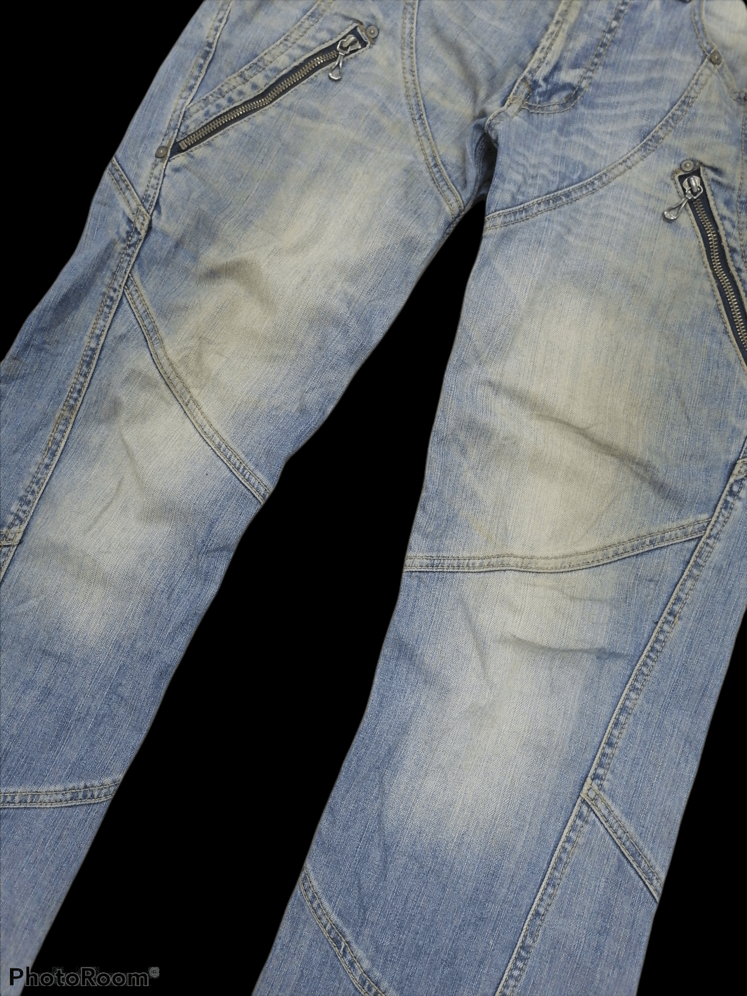 Japanese Brand Cross Stitch Twist Nicole Club Denim Pants Size US 33 - 2 Thumbnail