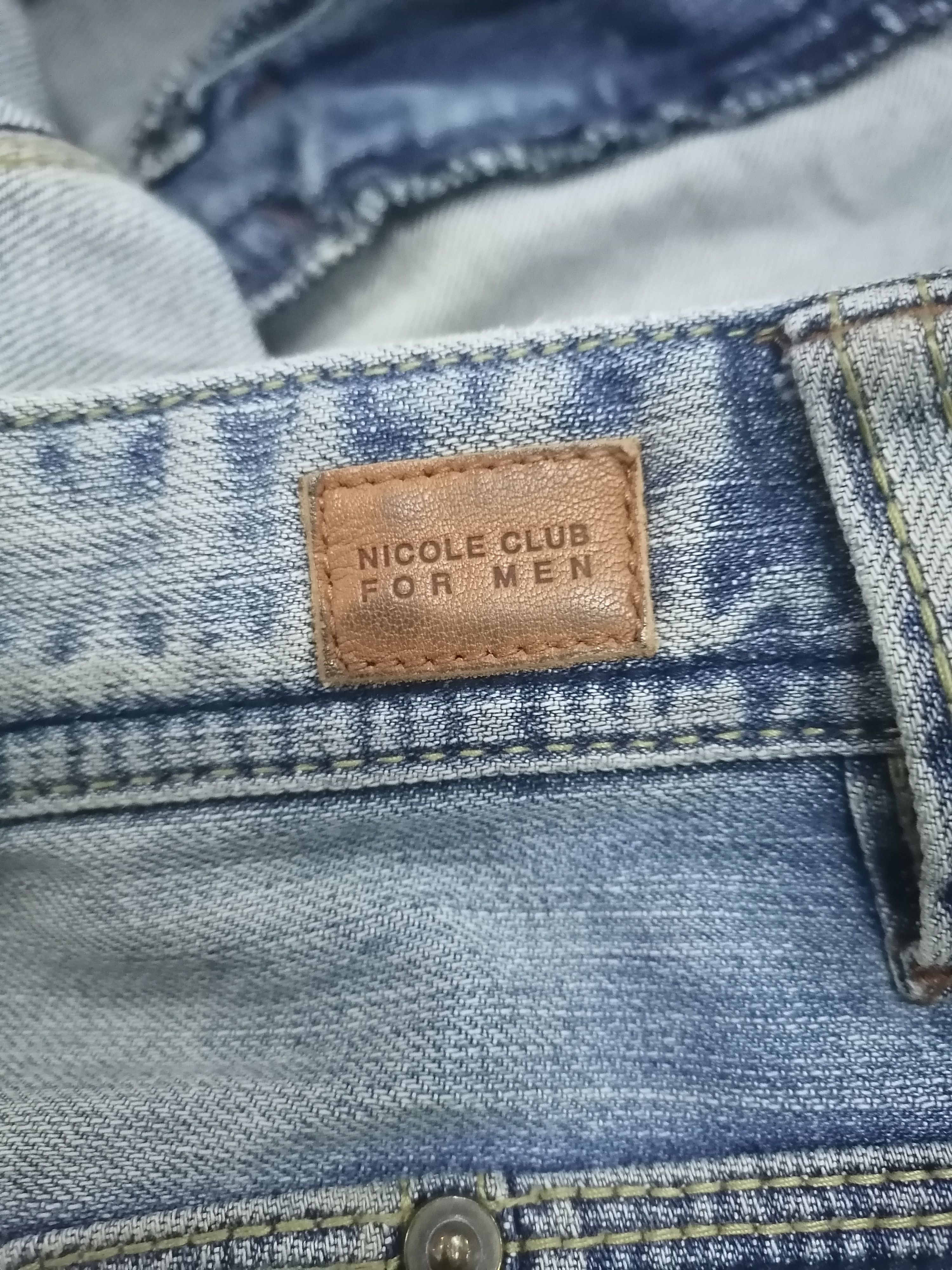 Japanese Brand Cross Stitch Twist Nicole Club Denim Pants Size US 33 - 7 Thumbnail
