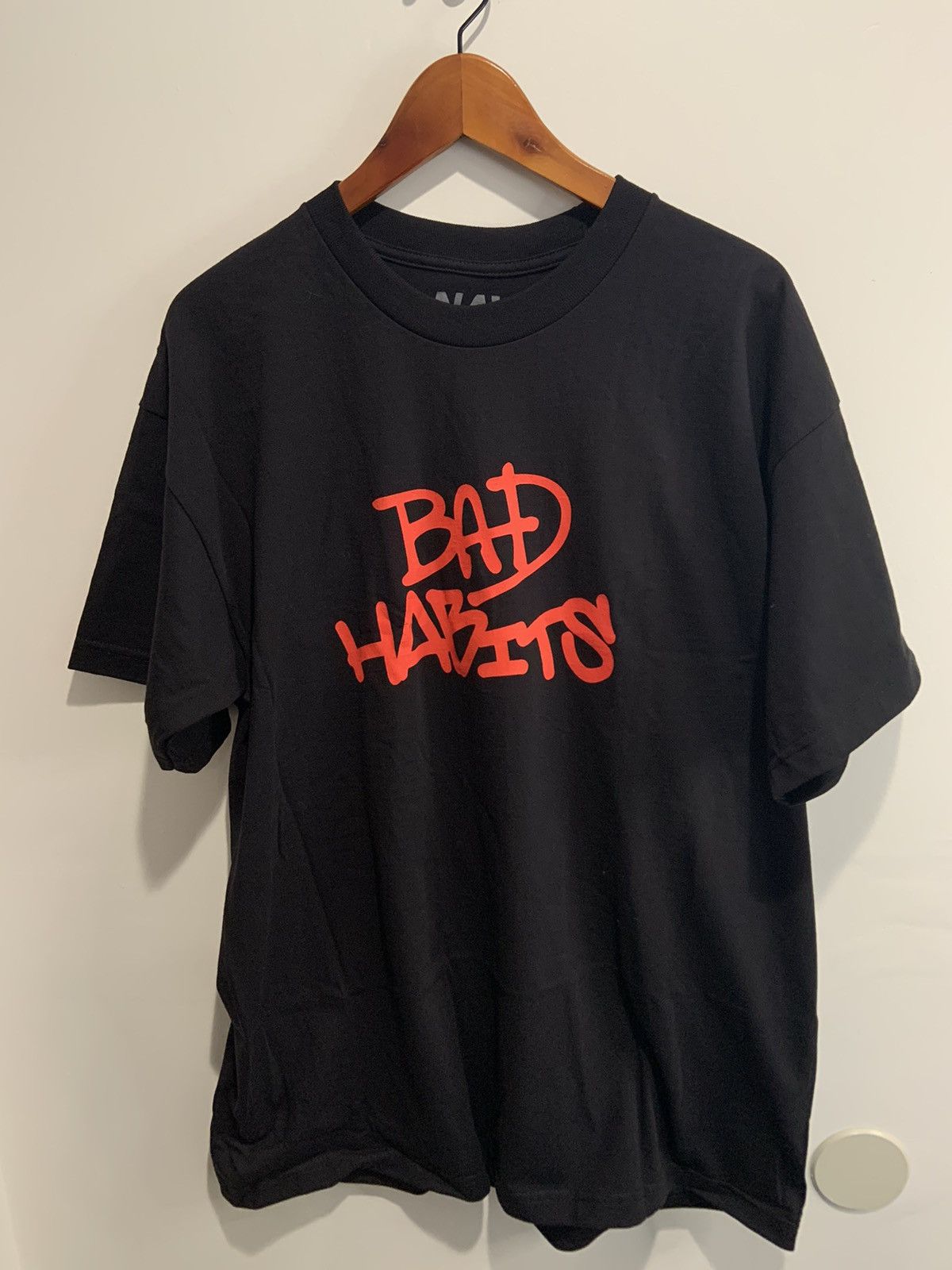Pre-owned The Weeknd X Vlone Nav Bad Habits Vlone Tee In Black