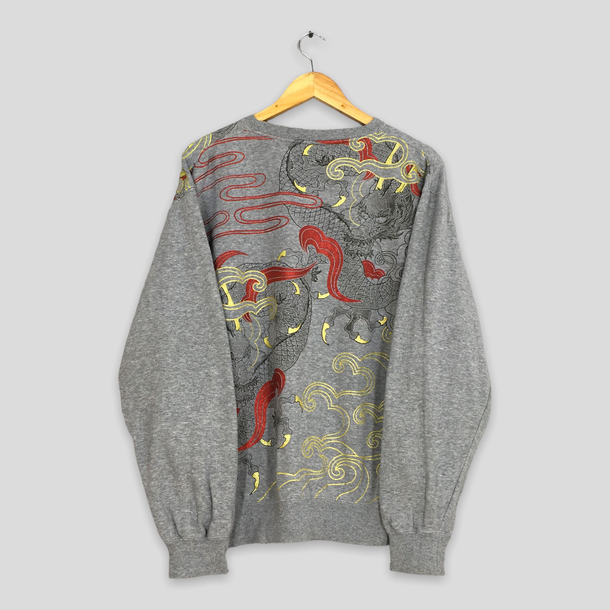 Other Vintage Raijin Devil Sukajan Dragon Japan Sweater XLarge Size US XL / EU 56 / 4 - 1 Thumbnail