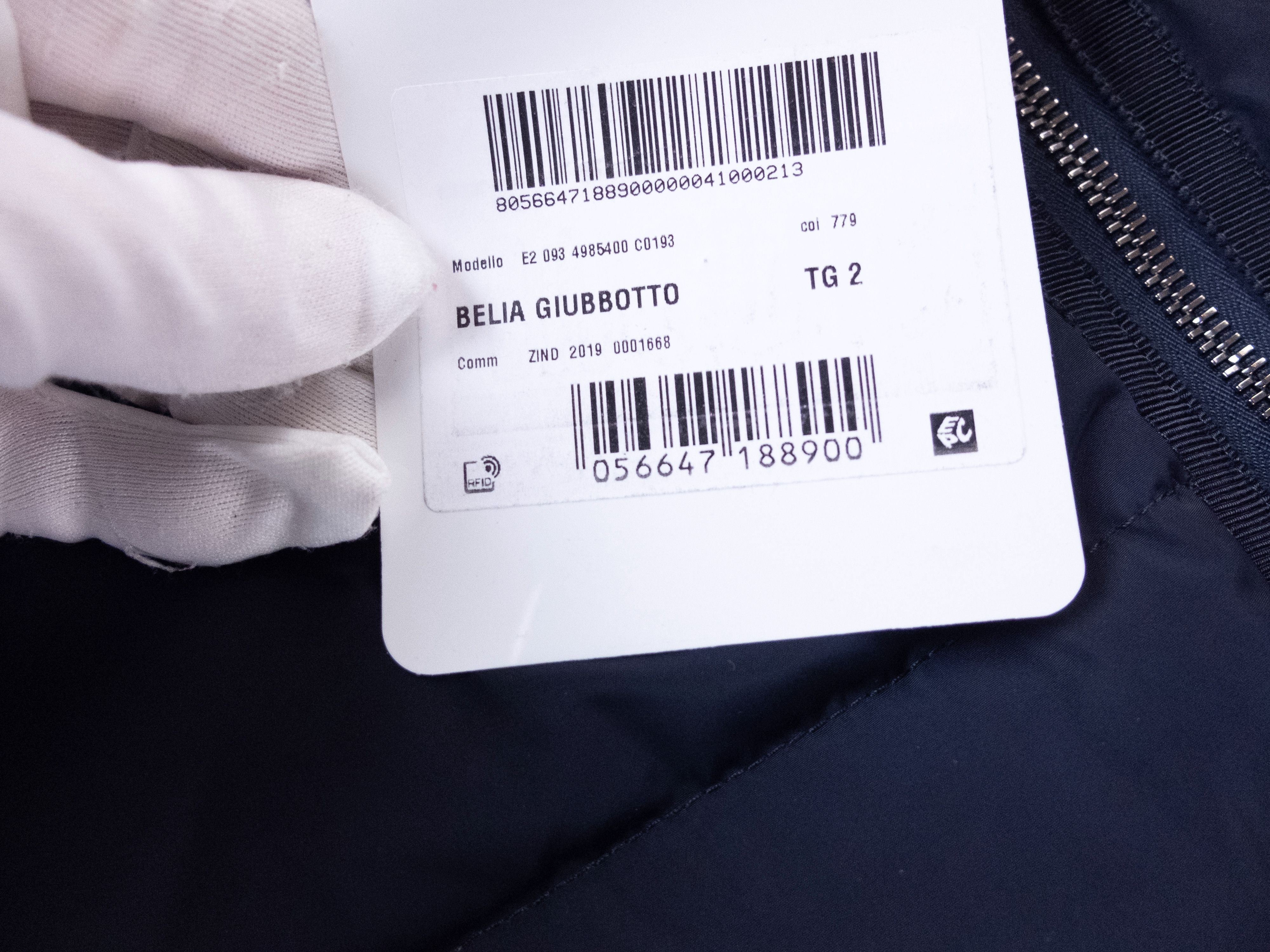 Moncler MONCLER Belia navy blue quilted down puffer jacket coat 2 Size M / US 6-8 / IT 42-44 - 4 Thumbnail