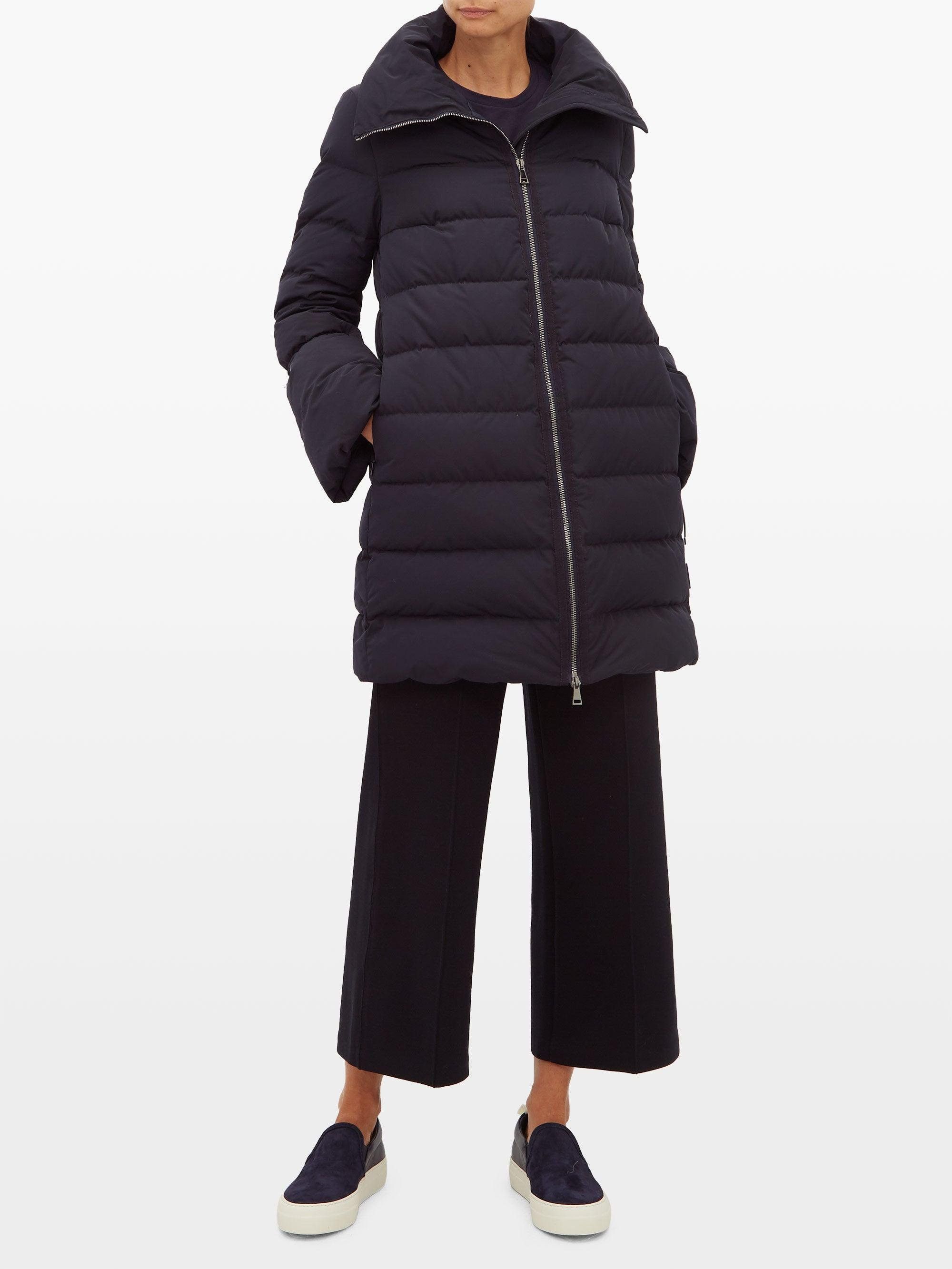 Moncler MONCLER Belia navy blue quilted down puffer jacket coat 2 Size M / US 6-8 / IT 42-44 - 2 Thumbnail