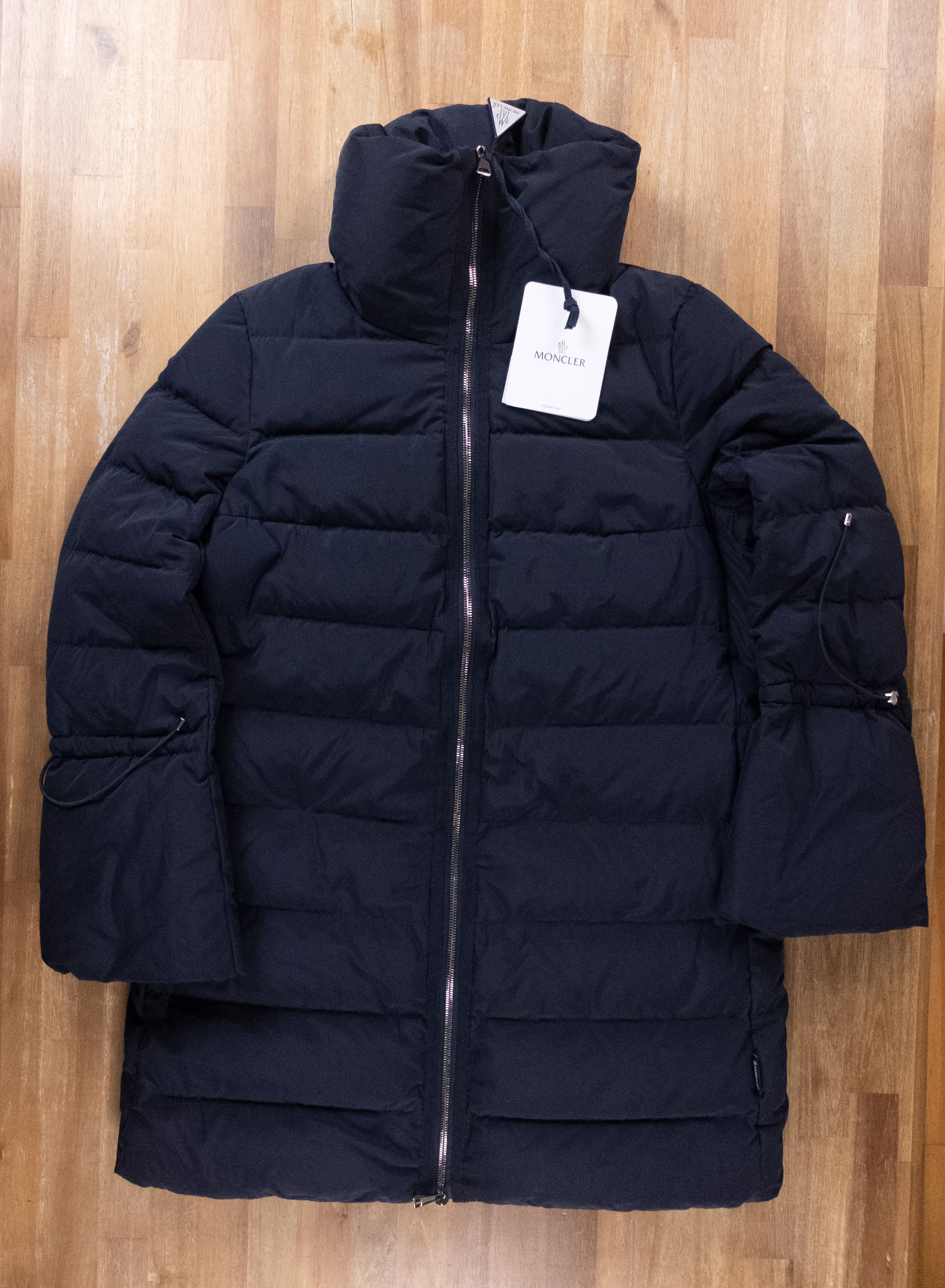 Moncler MONCLER Belia navy blue quilted down puffer jacket coat 2 Size M / US 6-8 / IT 42-44 - 1 Thumbnail