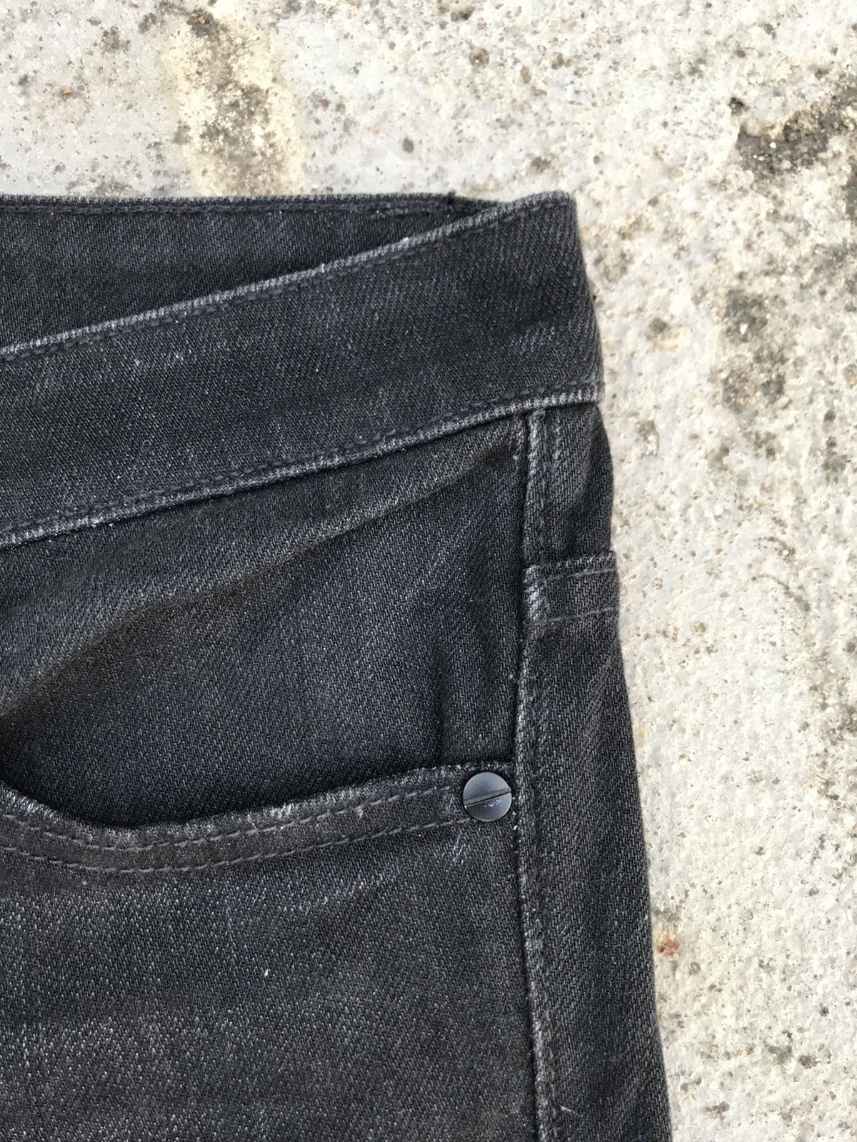 Helmut Lang HELMUT LANG Superblack Ankle Skinny Fit Jeans Size 27" / US 4 / IT 40 - 10 Thumbnail