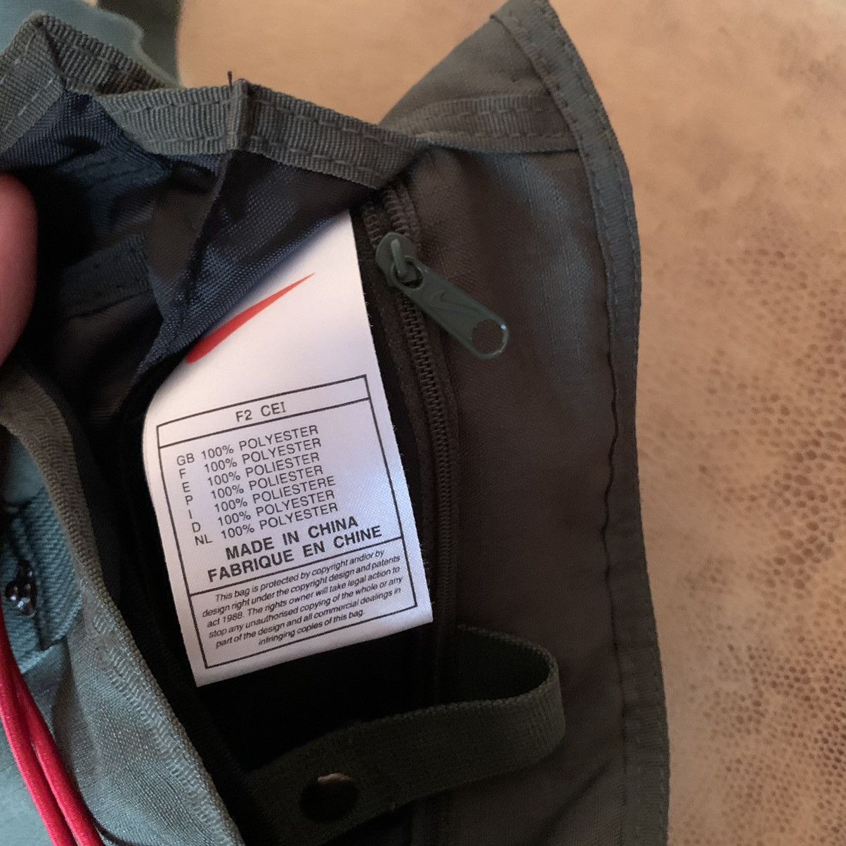 Nike Vintage Nike Green Belt Bag Size ONE SIZE - 5 Thumbnail