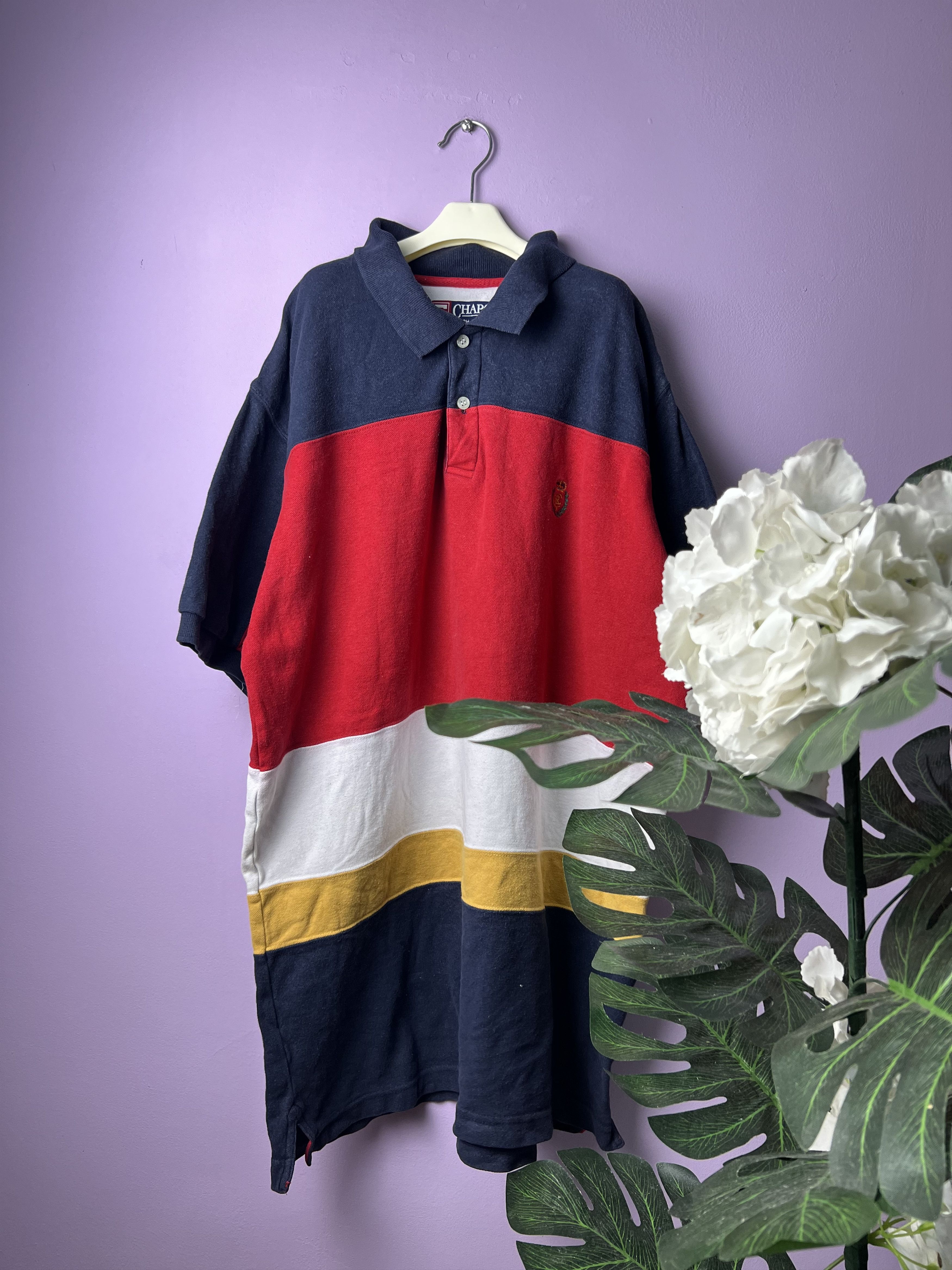 🔥Chaps Ralph Lauren Stripe Polo Tees
