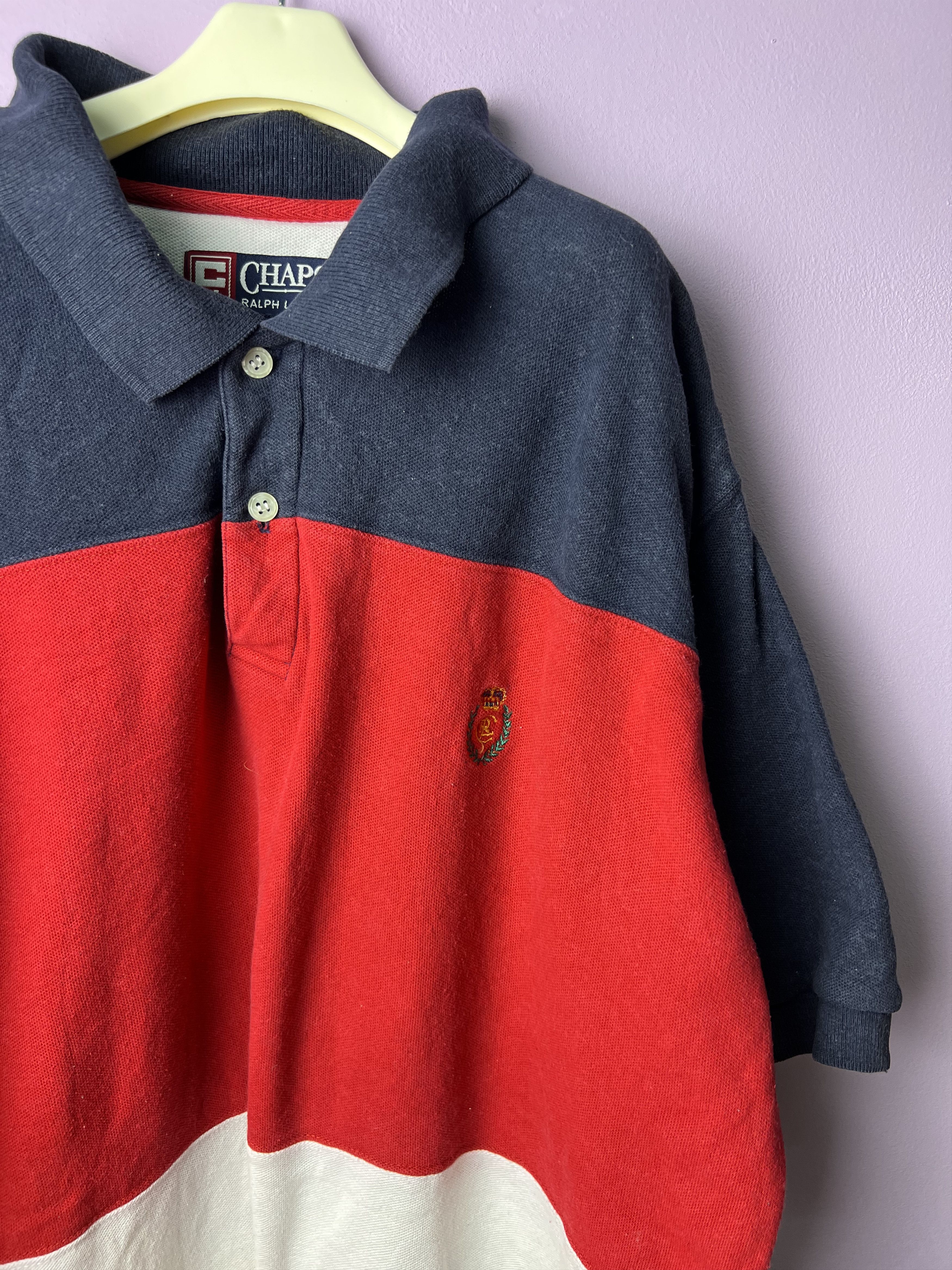 Chaps Ralph Lauren 🔥Chaps Ralph Lauren Stripe Polo Tees Size US L / EU 52-54 / 3 - 8 Thumbnail