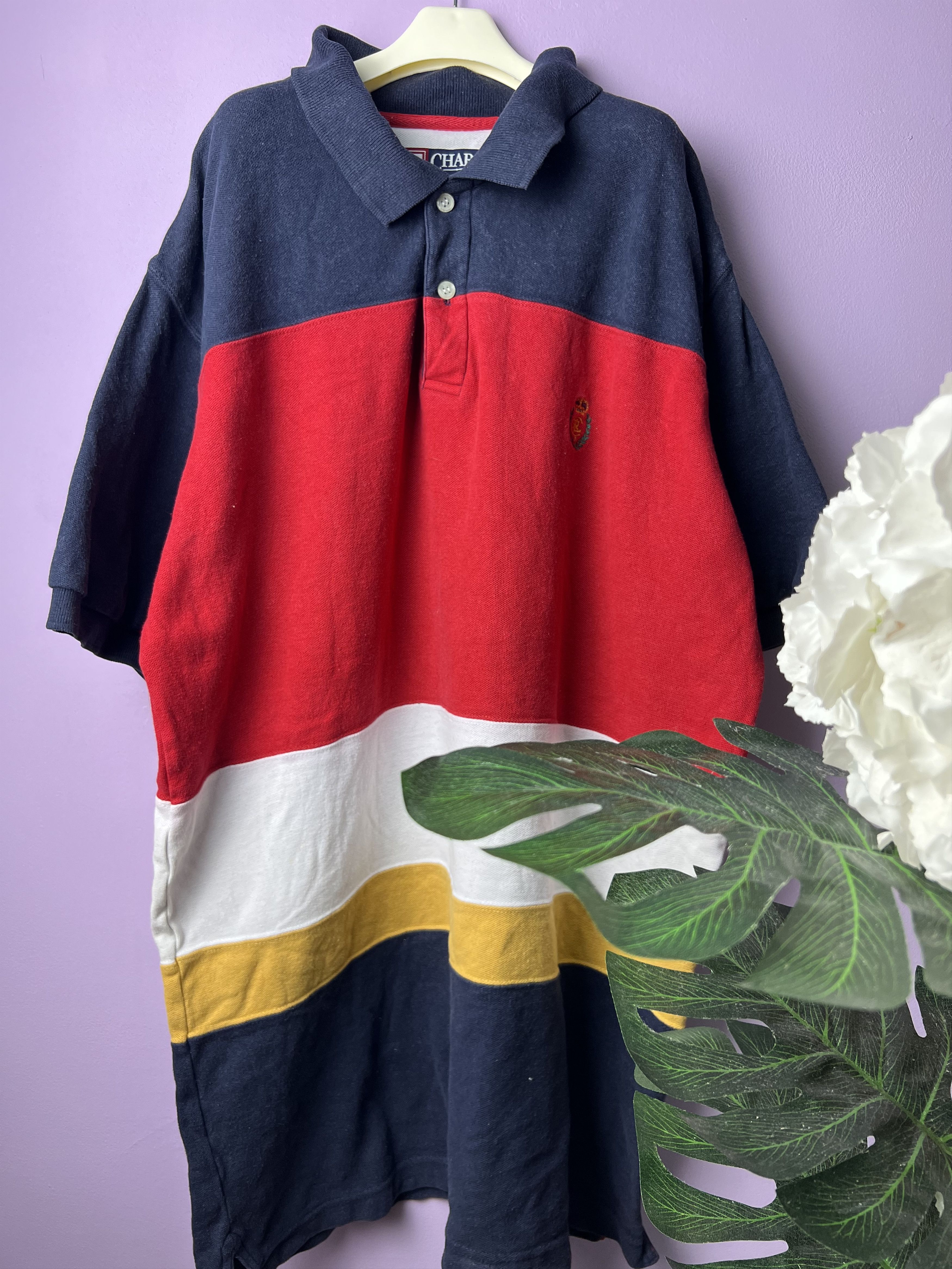 Chaps Ralph Lauren 🔥Chaps Ralph Lauren Stripe Polo Tees Size US L / EU 52-54 / 3 - 2 Thumbnail