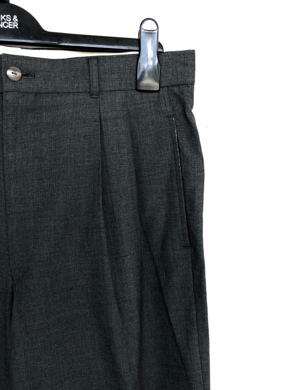 Jean Paul Gaultier Vintage JPG Homme Wool Minimal 🎈Gabardine Trousers Pant Size US 32 / EU 48 - 5 Thumbnail