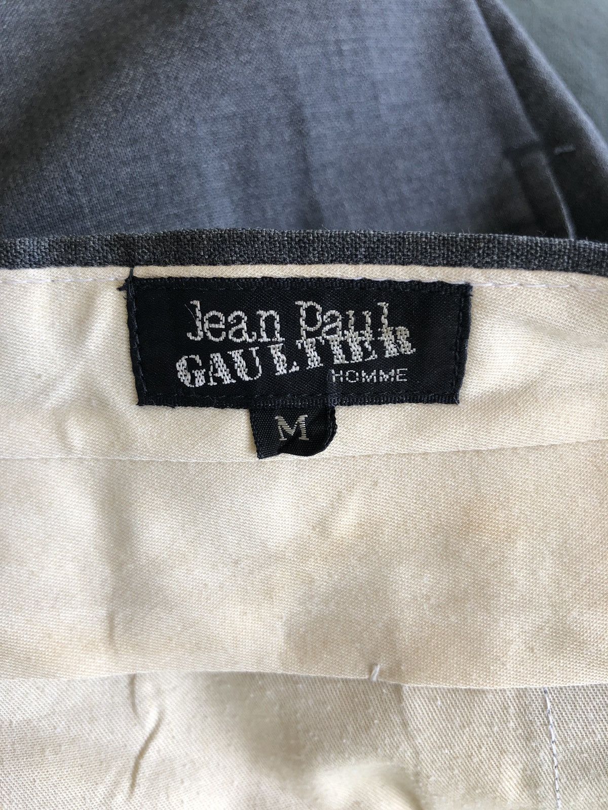 Jean Paul Gaultier Vintage JPG Homme Wool Minimal 🎈Gabardine Trousers Pant Size US 32 / EU 48 - 11 Thumbnail