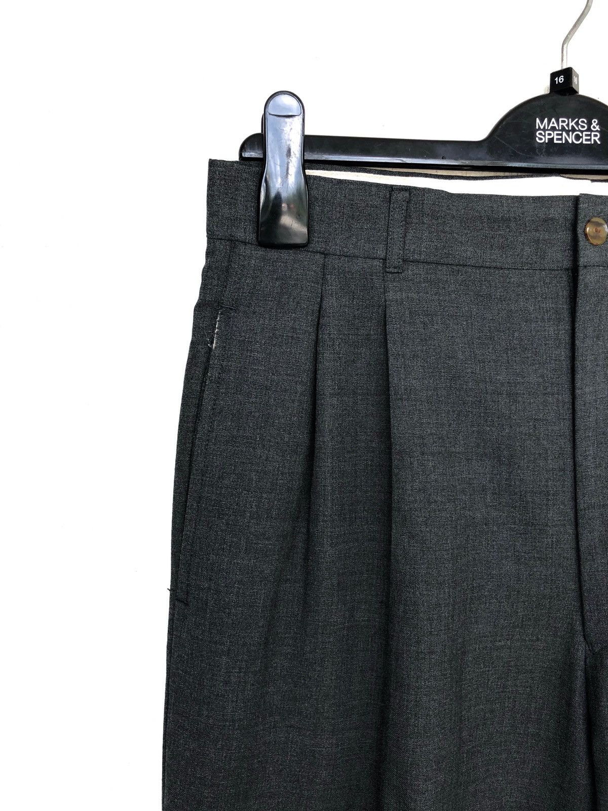 Jean Paul Gaultier Vintage JPG Homme Wool Minimal 🎈Gabardine Trousers Pant Size US 32 / EU 48 - 4 Thumbnail