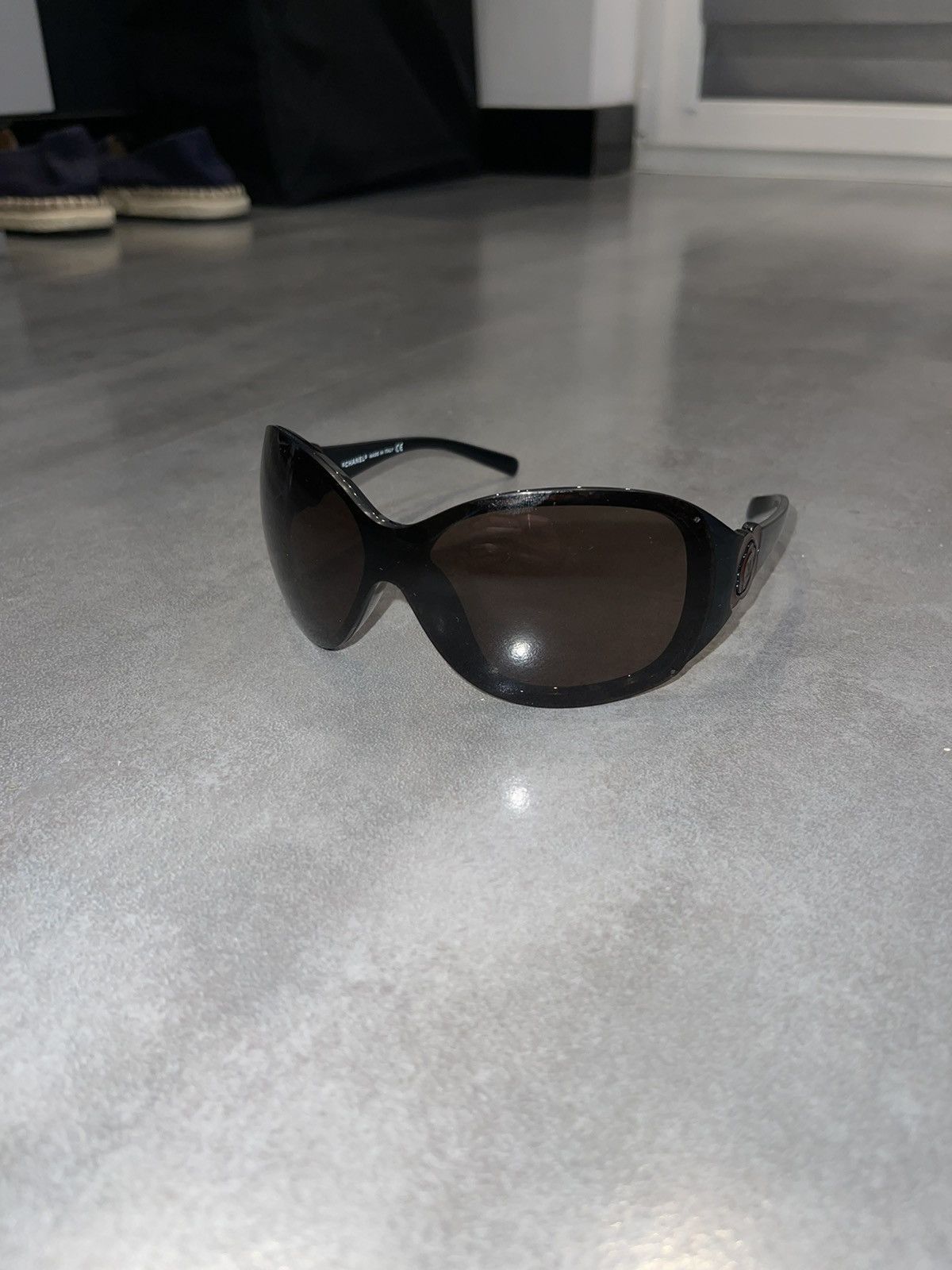 Chanel Chanel 6032 C.888/73 Brown Shield Sunglasses Size ONE SIZE - 1 Thumbnail