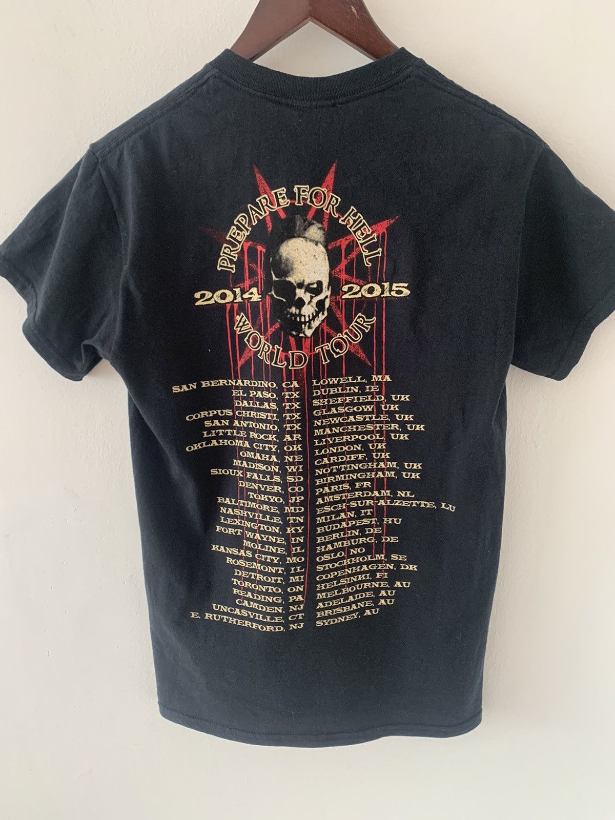 Band Tees Slipknot Black T-Shirt Size US S / EU 44-46 / 1 - 2 Thumbnail