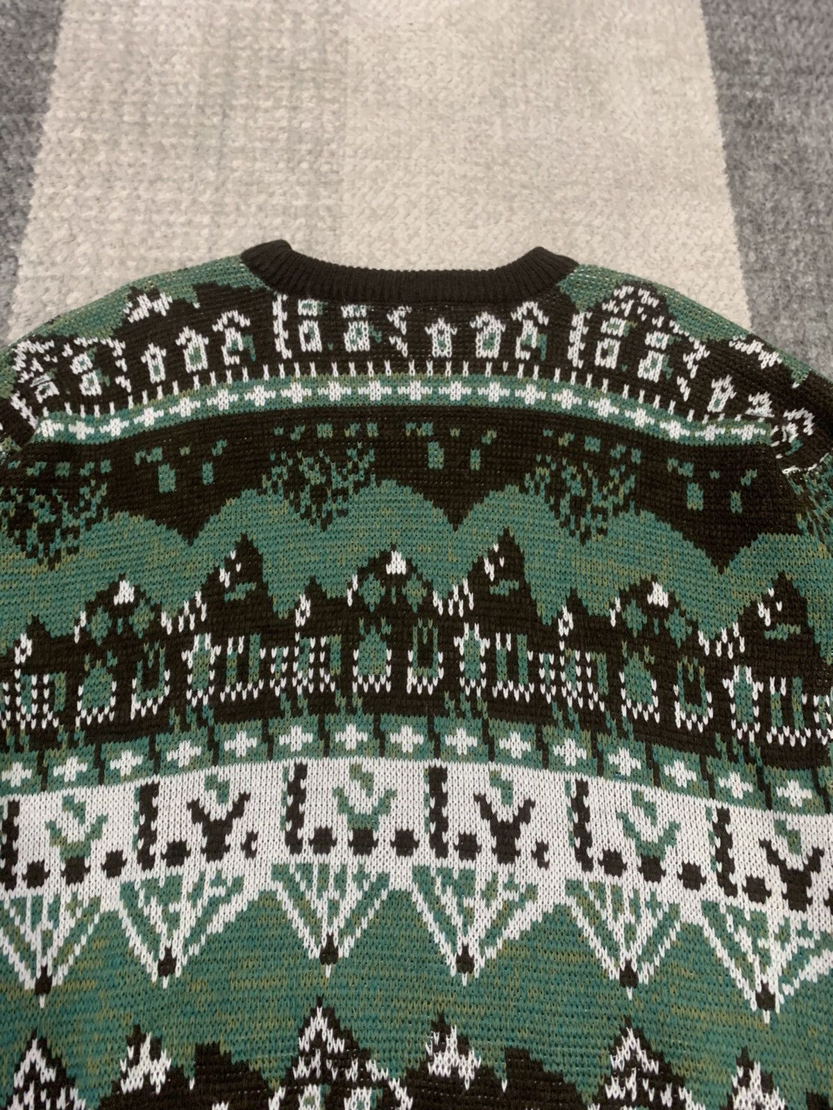 Aran Isles Knitwear × Japanese Brand ROCK CANYON Fullprinted Intarsia Knitwer Pullover Sweater Size US L / EU 52-54 / 3 - 8 Thumbnail