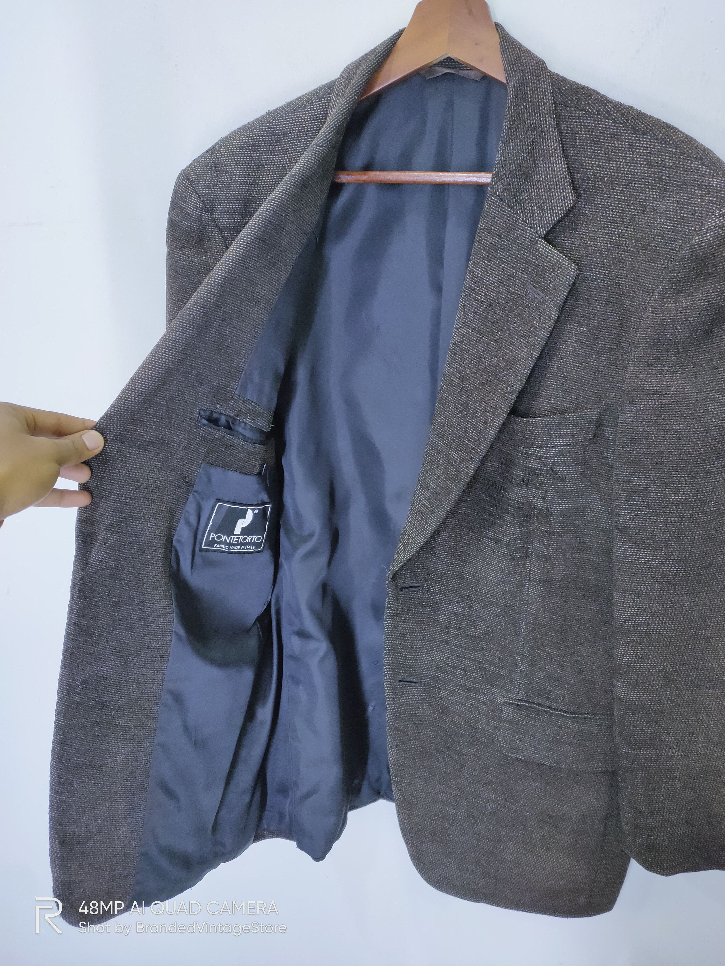 Other PONTETORTO Mastery Multipocket Intelect Suits Blazer Jacket Size 46L - 4 Thumbnail