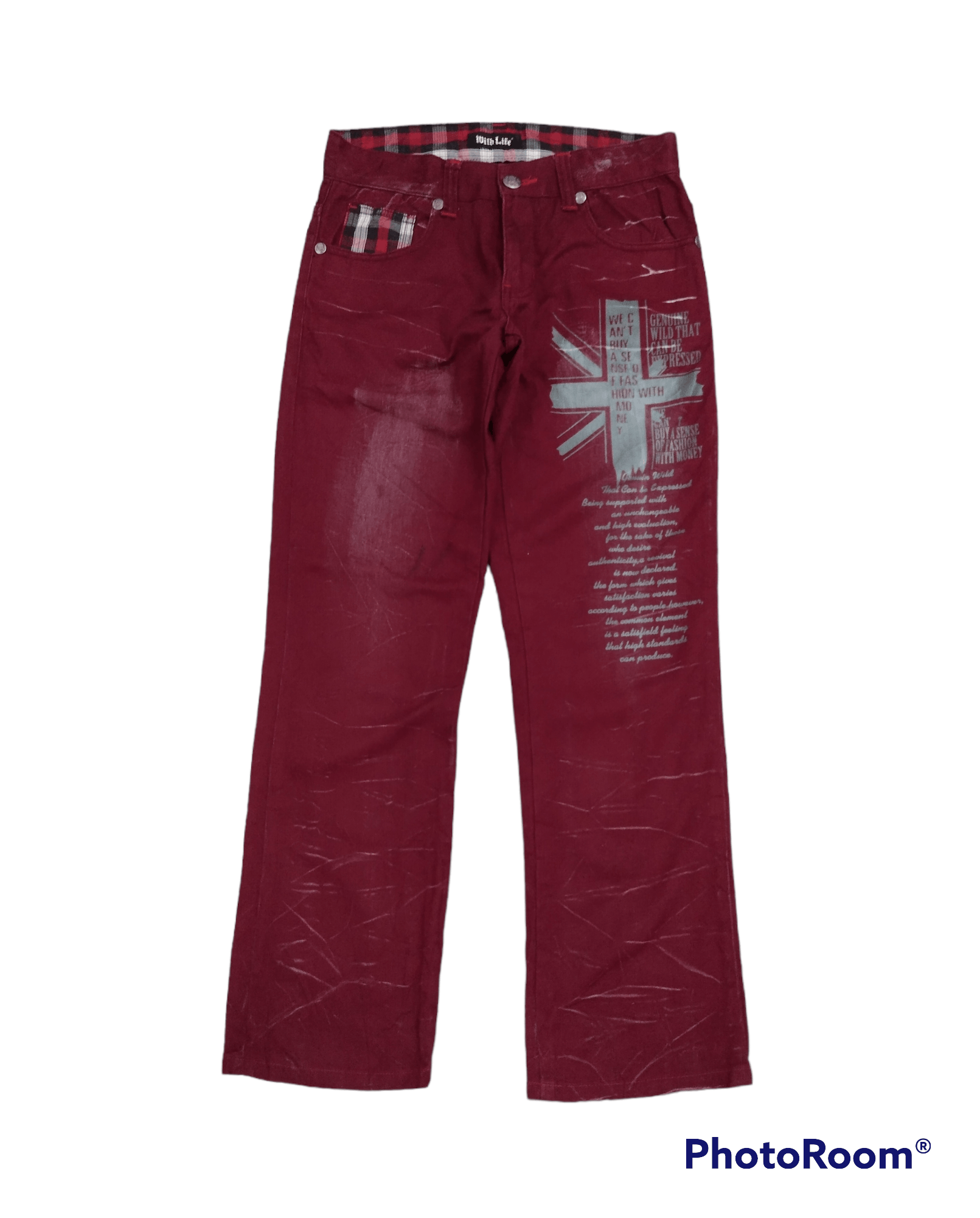 Japanese Brand SUPER SICK ILLUSTRATION WILD LIFE DENIM PANTS Size US 29 - 1 Thumbnail