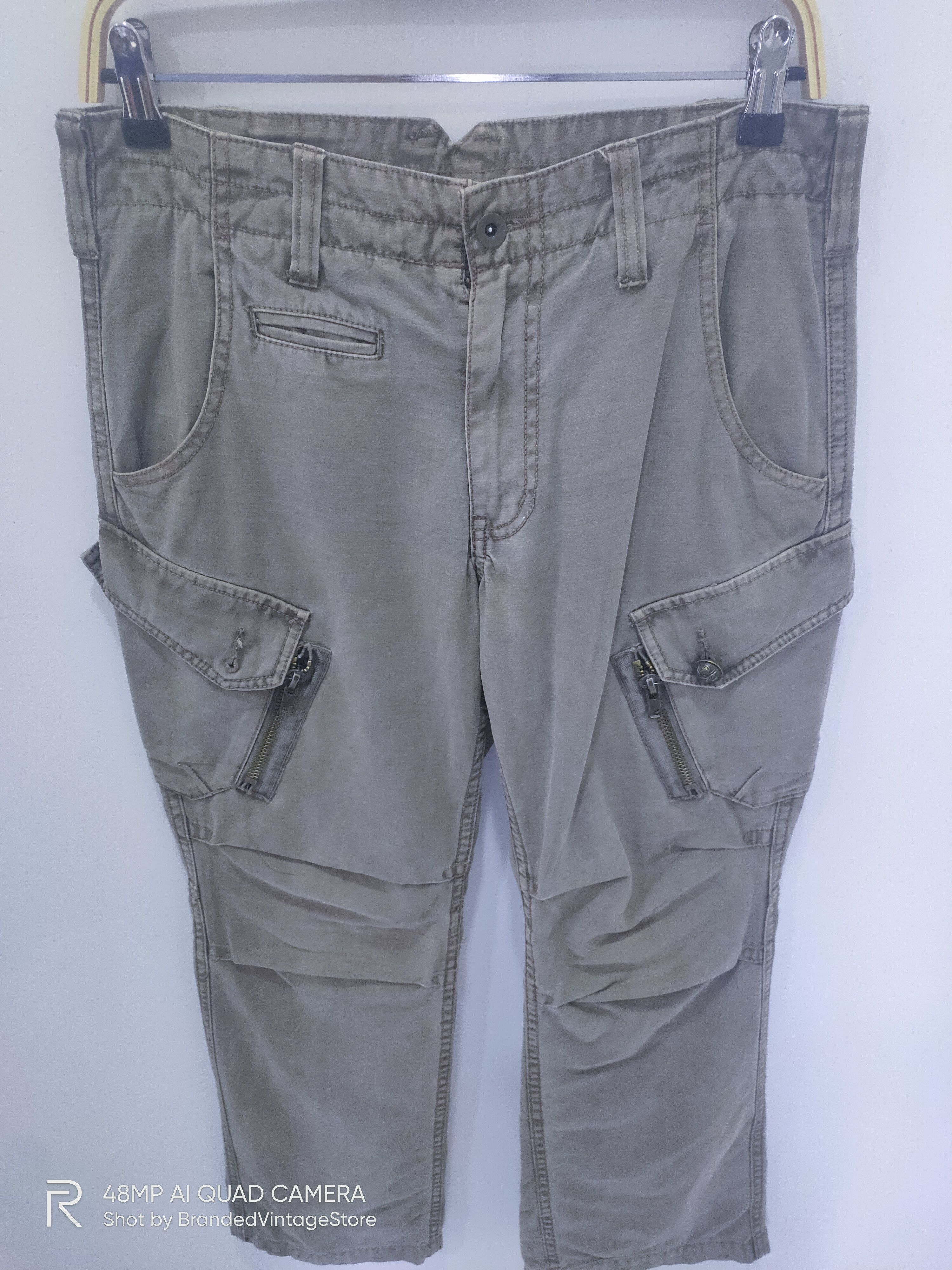 Japanese Brand OILCAKE Tactical Multipocket Army Utility Casual Cargo Pant Size 32" / US 10 / IT 46 - 4 Thumbnail