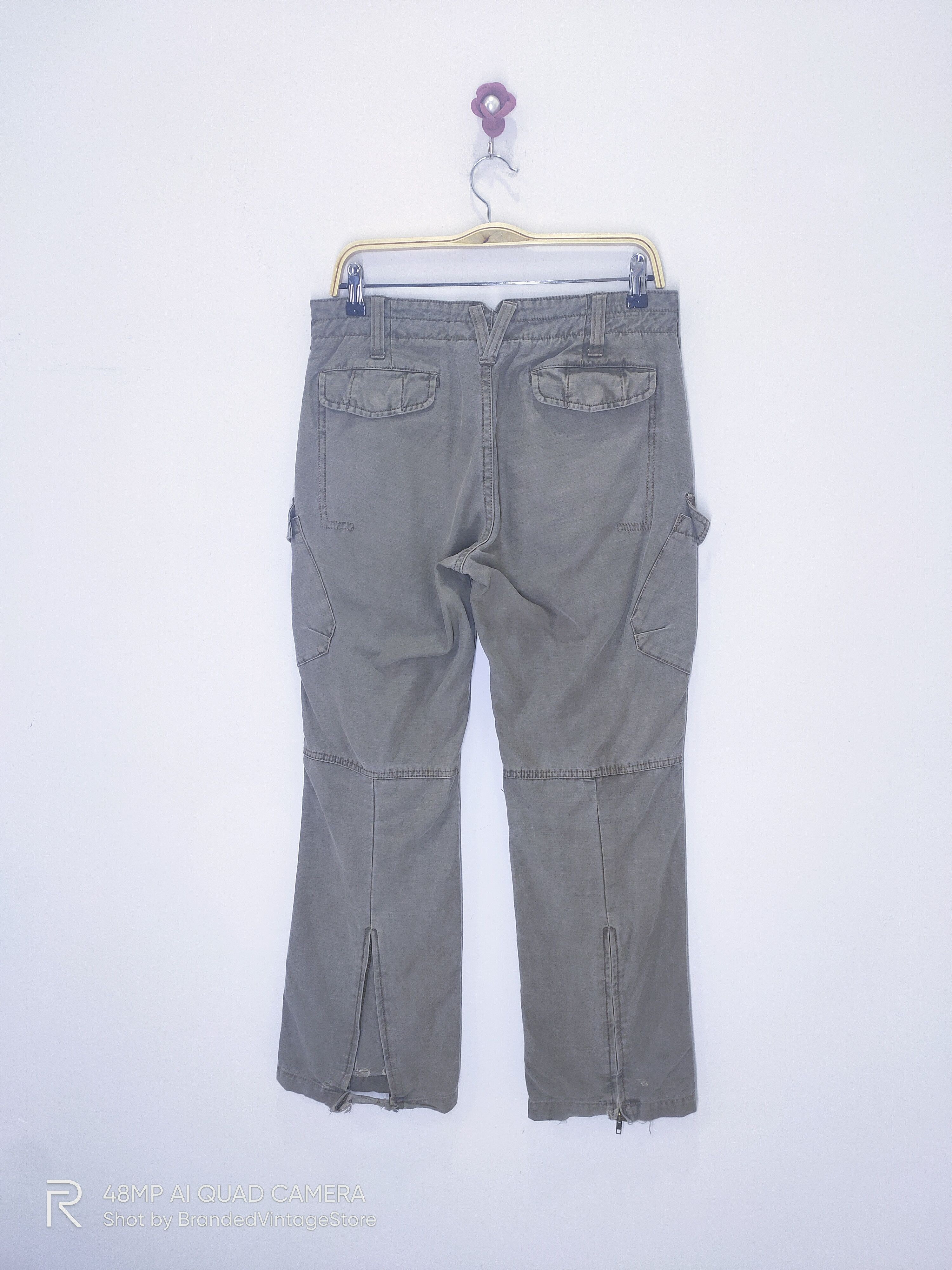 Japanese Brand OILCAKE Tactical Multipocket Army Utility Casual Cargo Pant Size 32" / US 10 / IT 46 - 2 Thumbnail