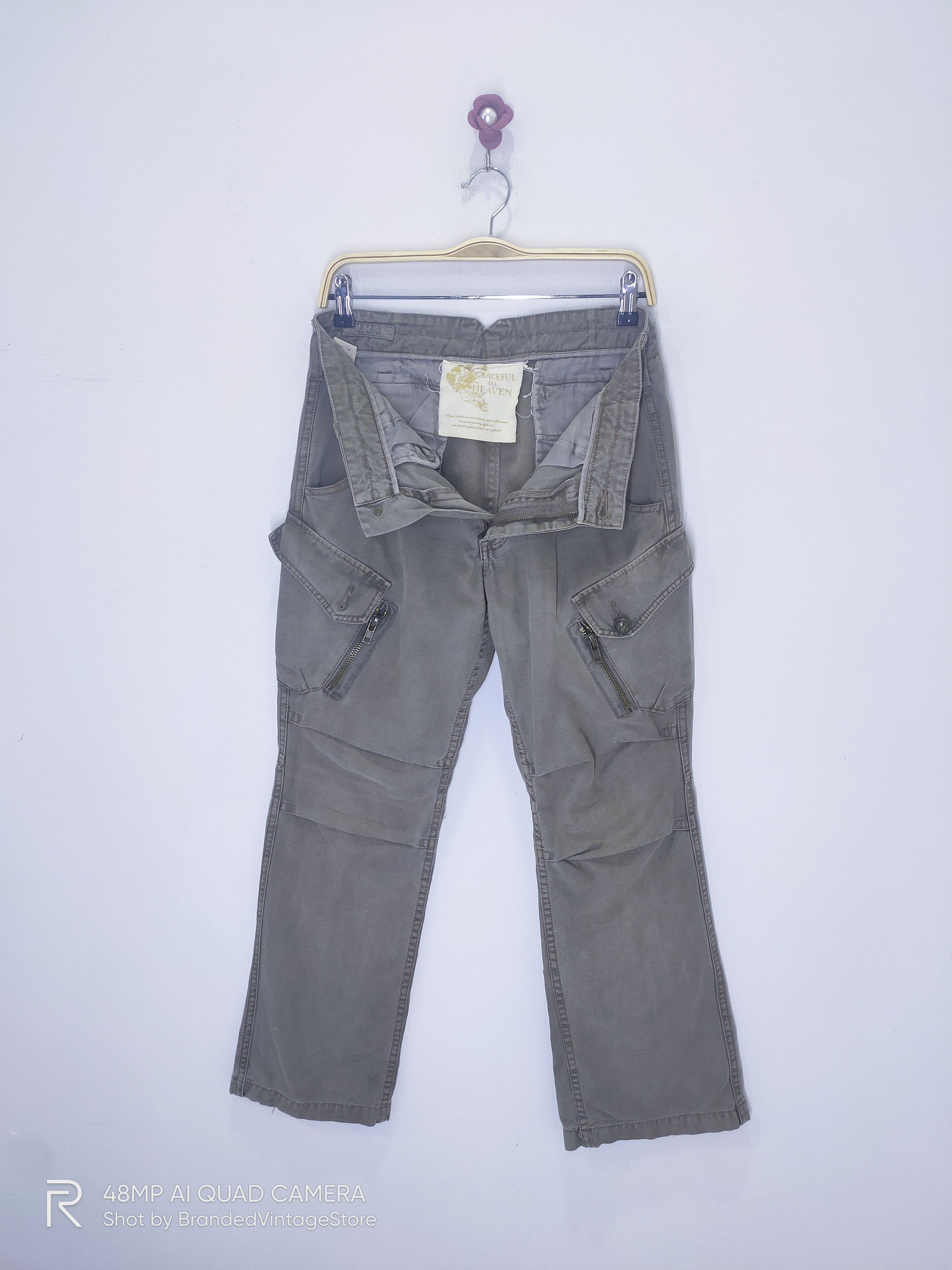 Japanese Brand OILCAKE Tactical Multipocket Army Utility Casual Cargo Pant Size 32" / US 10 / IT 46 - 3 Thumbnail