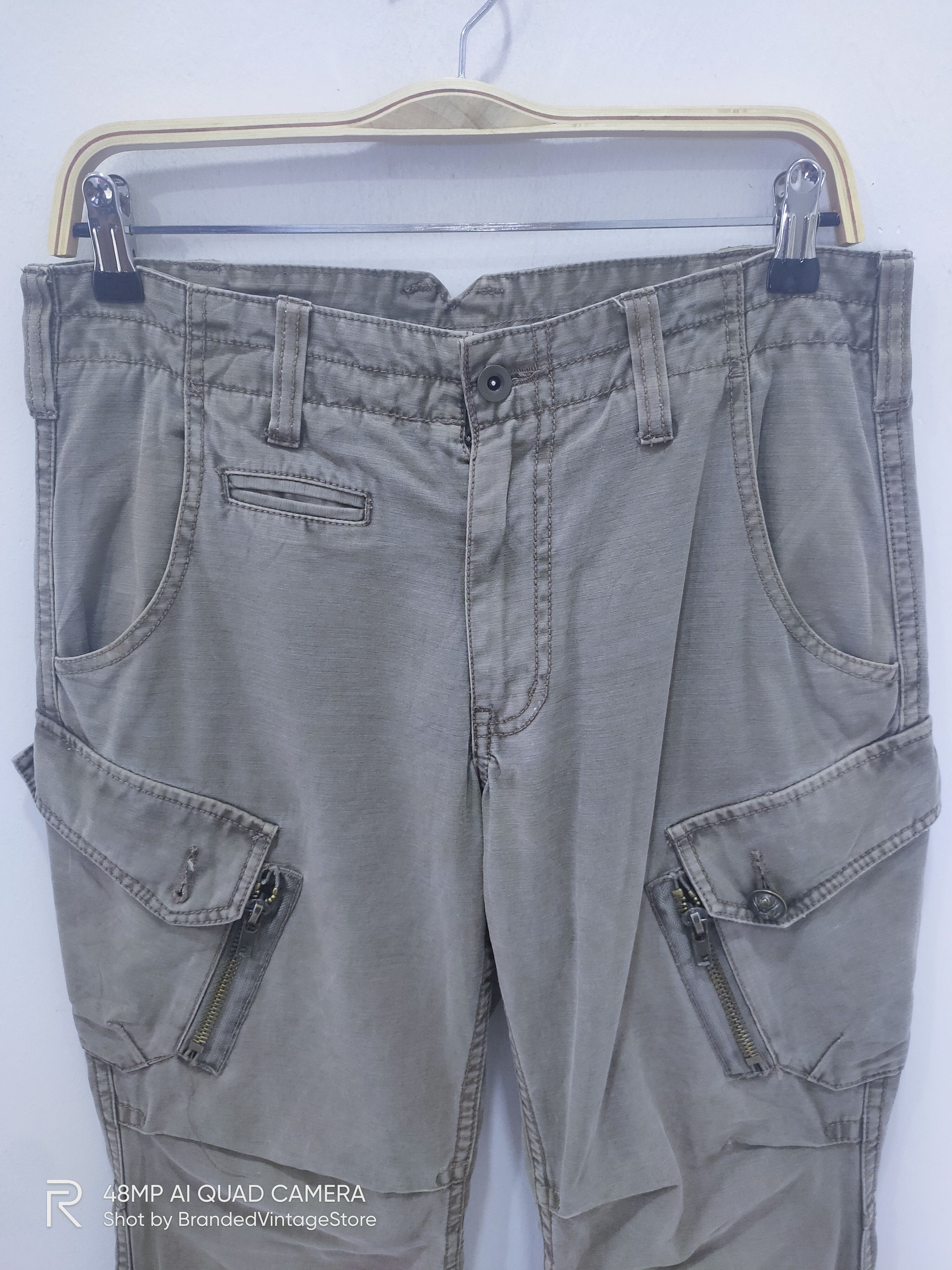 Japanese Brand OILCAKE Tactical Multipocket Army Utility Casual Cargo Pant Size 32" / US 10 / IT 46 - 6 Thumbnail