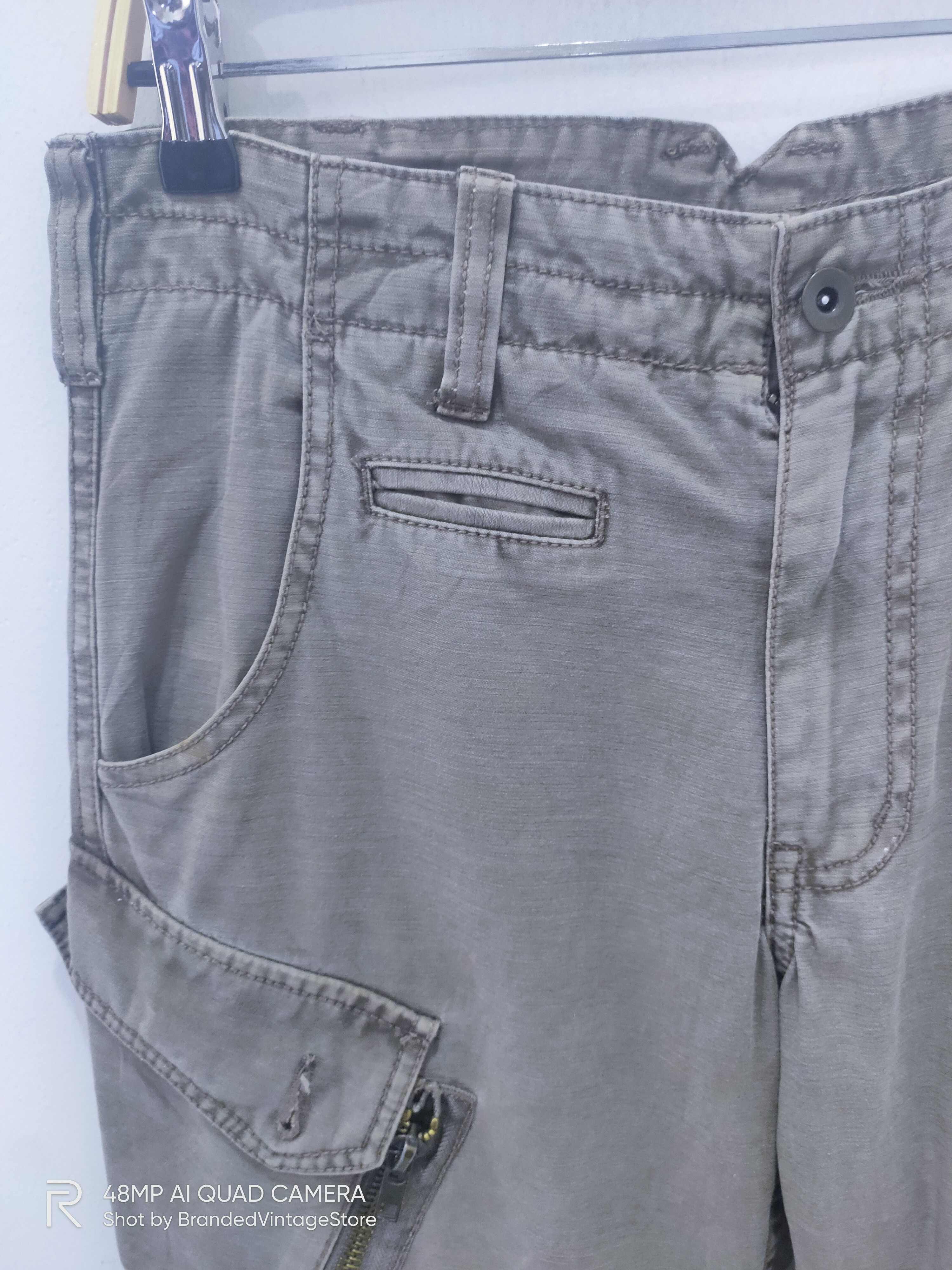 Japanese Brand OILCAKE Tactical Multipocket Army Utility Casual Cargo Pant Size 32" / US 10 / IT 46 - 7 Thumbnail