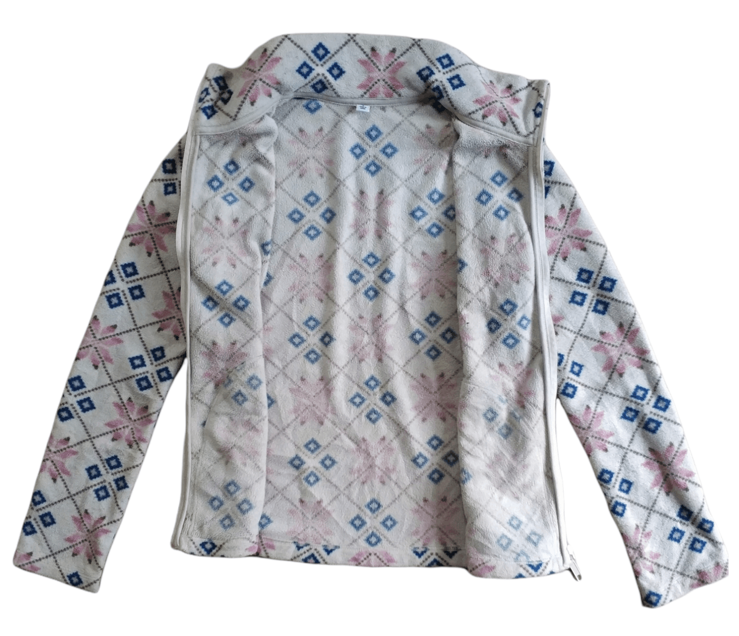 Japanese Brand 🔥Uniqlo Zipper Printed Fleece Size S / US 4 / IT 40 - 2 Thumbnail