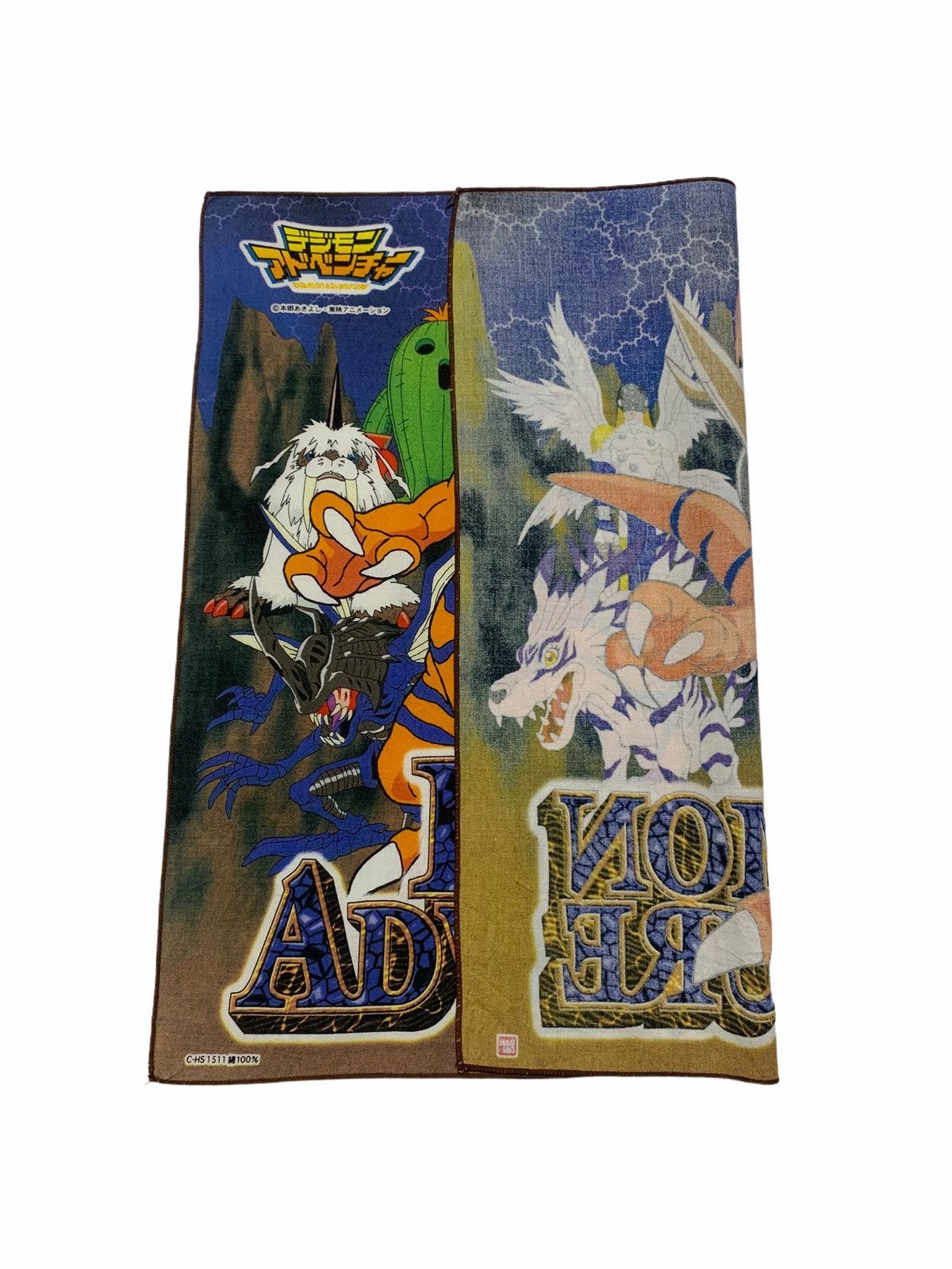 Anime × Japanese Brand × Vintage Japanese Anima Digimon Handkerchief/Neckerchief/Bandana Size ONE SIZE - 3 Thumbnail