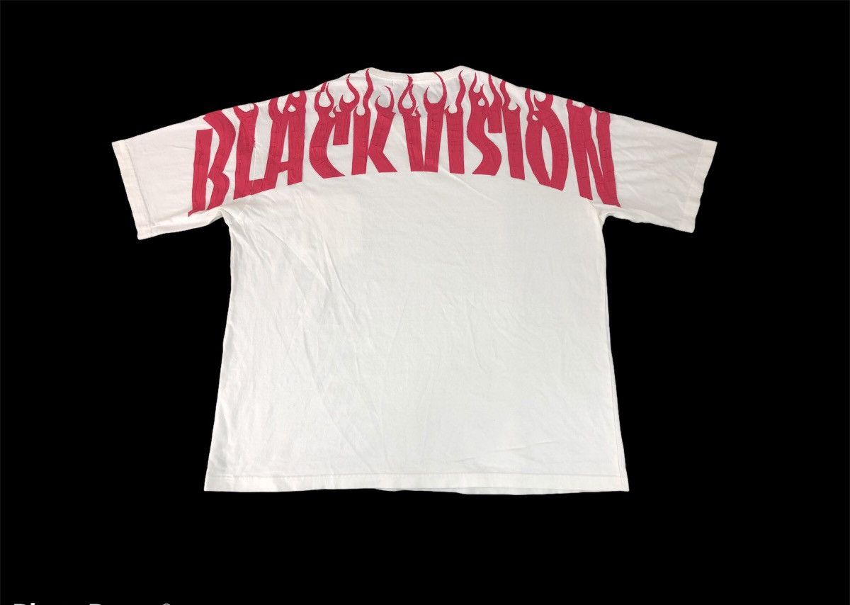 Japanese Brand Vintage No ID Black Vision Flame Style Single Pocket Size US XL / EU 56 / 4 - 1 Thumbnail