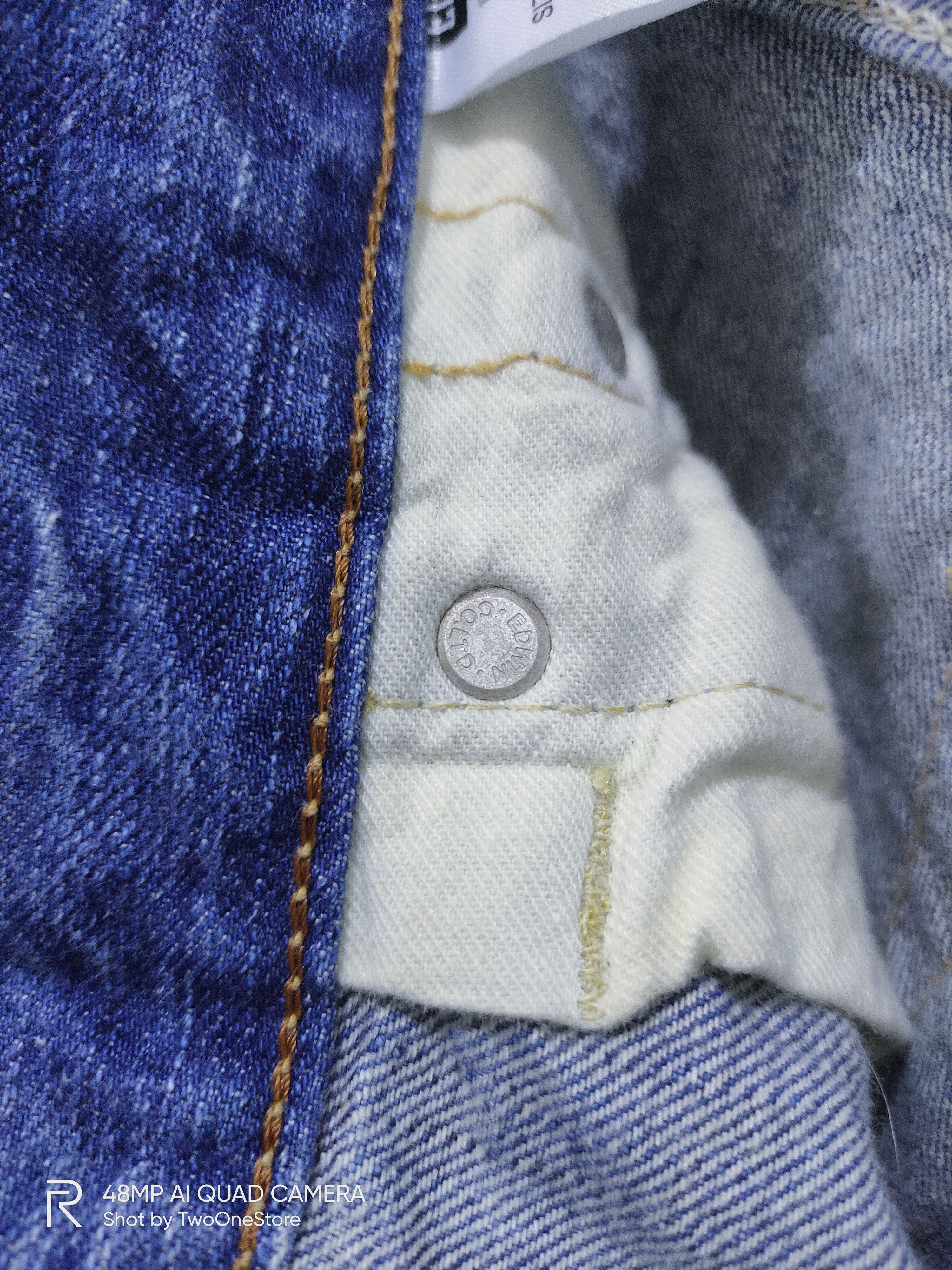 Edwin Vintage Painter EDWIN 503 BLUE TRIP Distressed Denim Jeans Size US 29 - 15 Thumbnail
