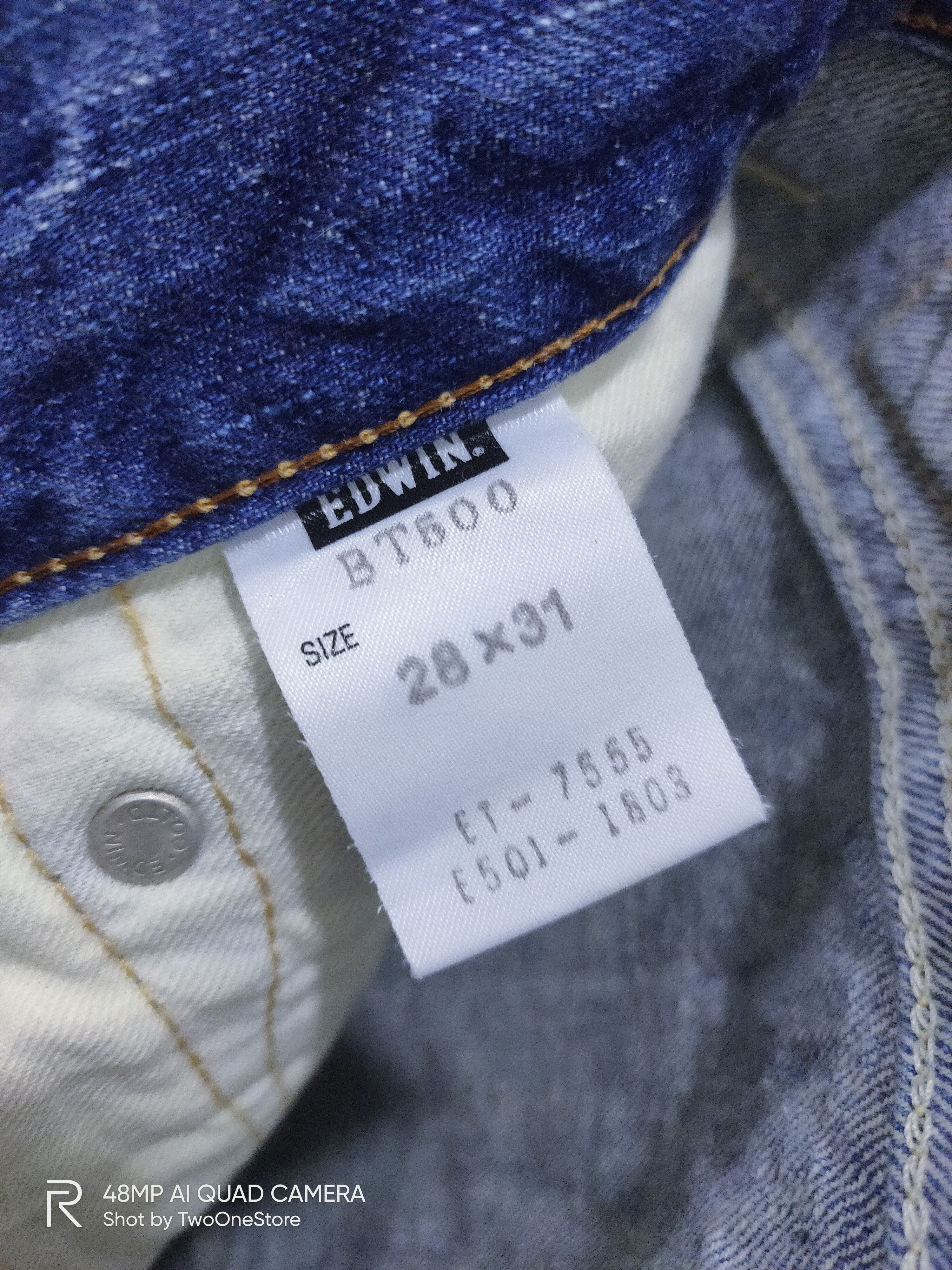 Edwin Vintage Painter EDWIN 503 BLUE TRIP Distressed Denim Jeans Size US 29 - 12 Thumbnail