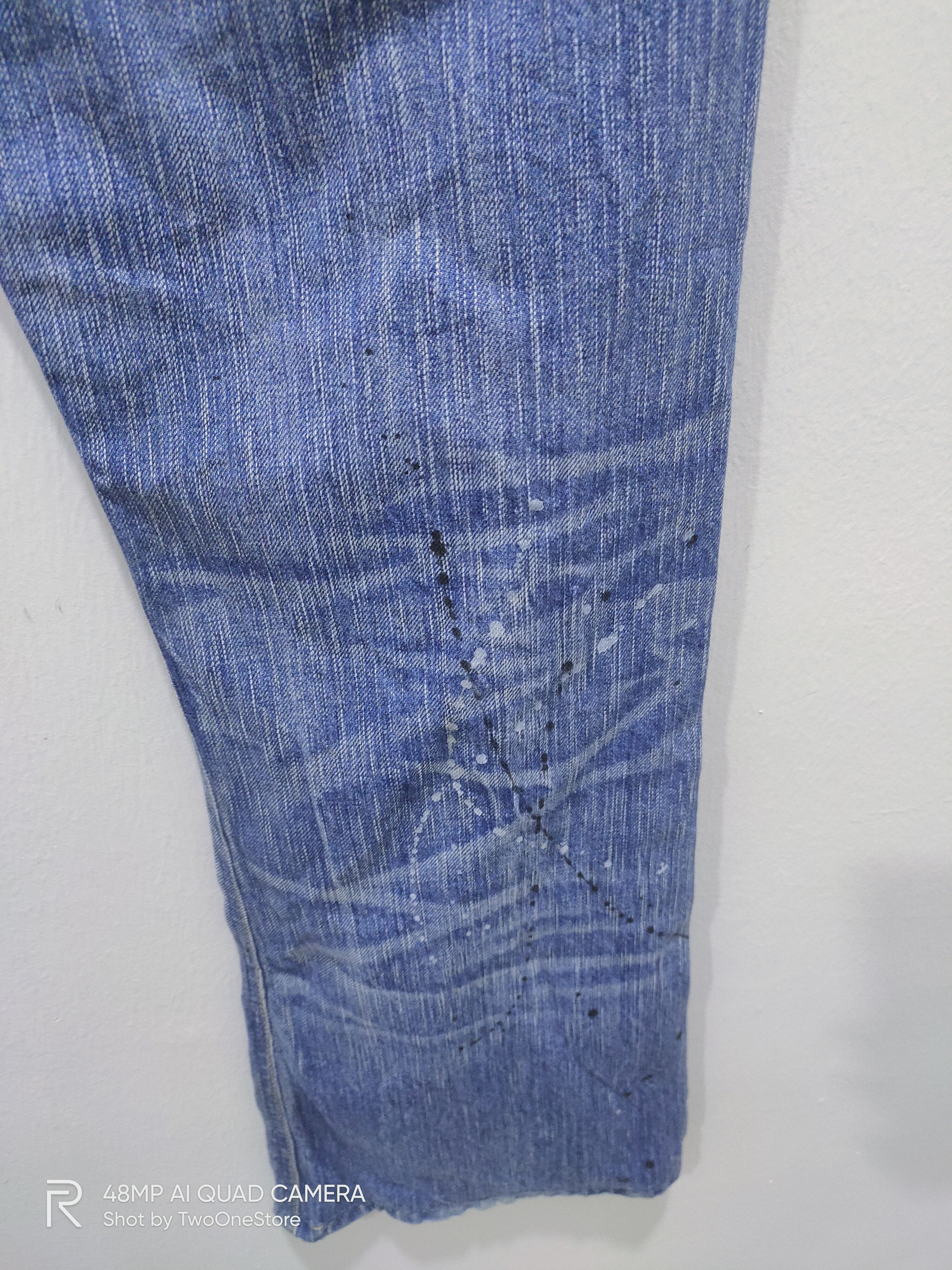 Edwin Vintage Painter EDWIN 503 BLUE TRIP Distressed Denim Jeans Size US 29 - 5 Thumbnail