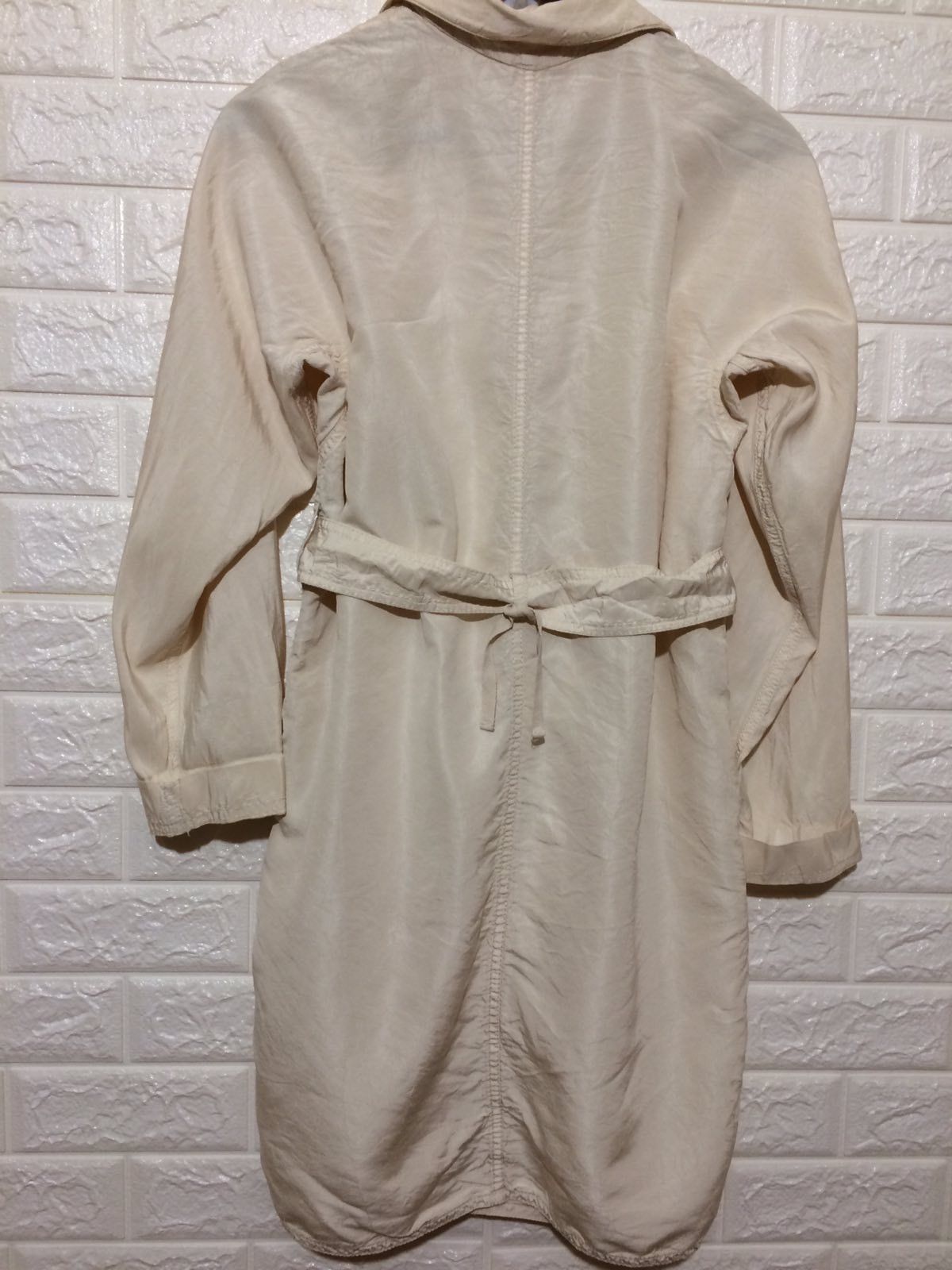 Prada Vintage Prada Silk Trench Coat Size M / US 6-8 / IT 42-44 - 2 Thumbnail