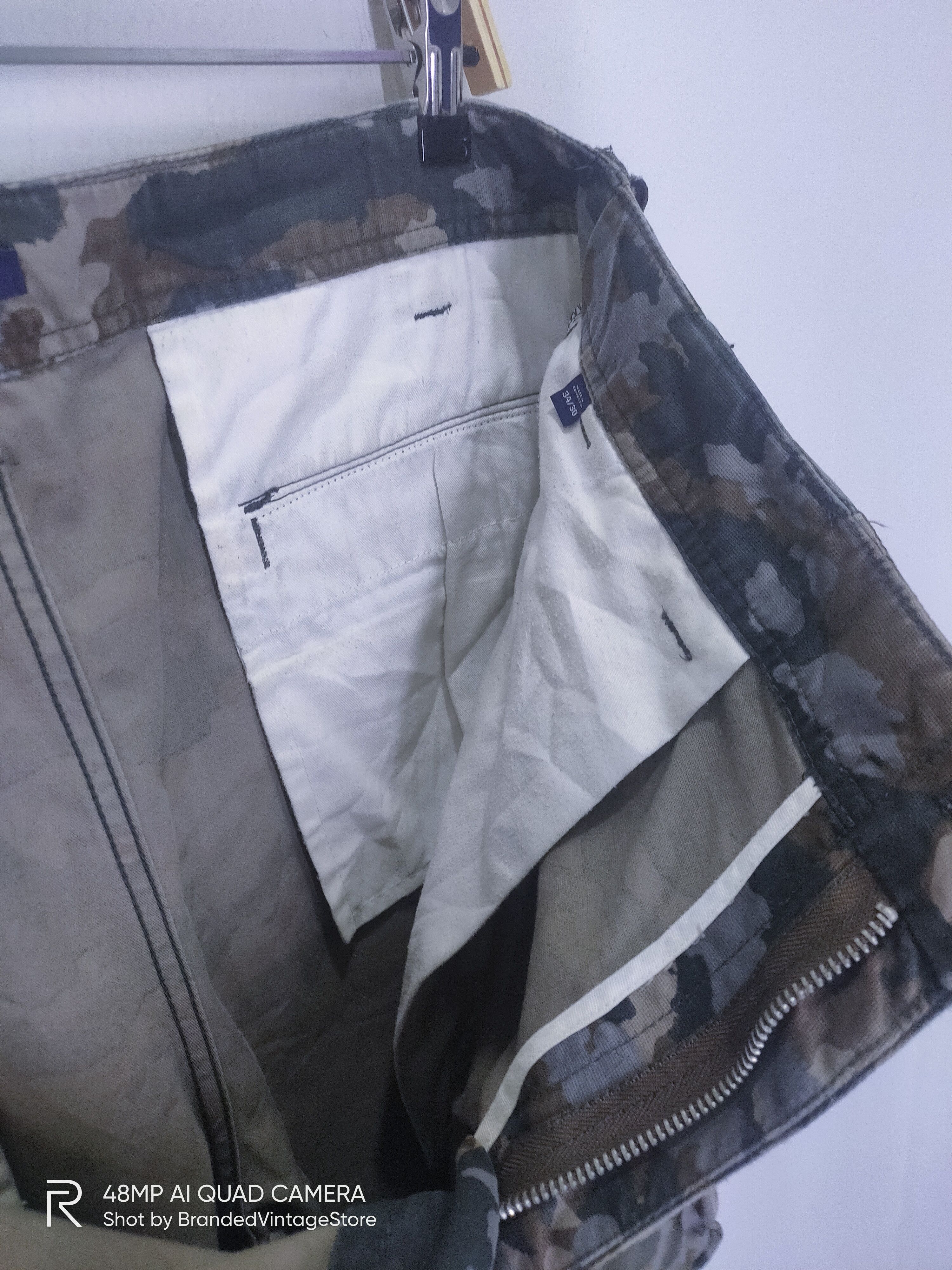 Gap GAP Military Camo Tactical Utility Double Knee Cargo Pants Size US 31 - 15 Thumbnail