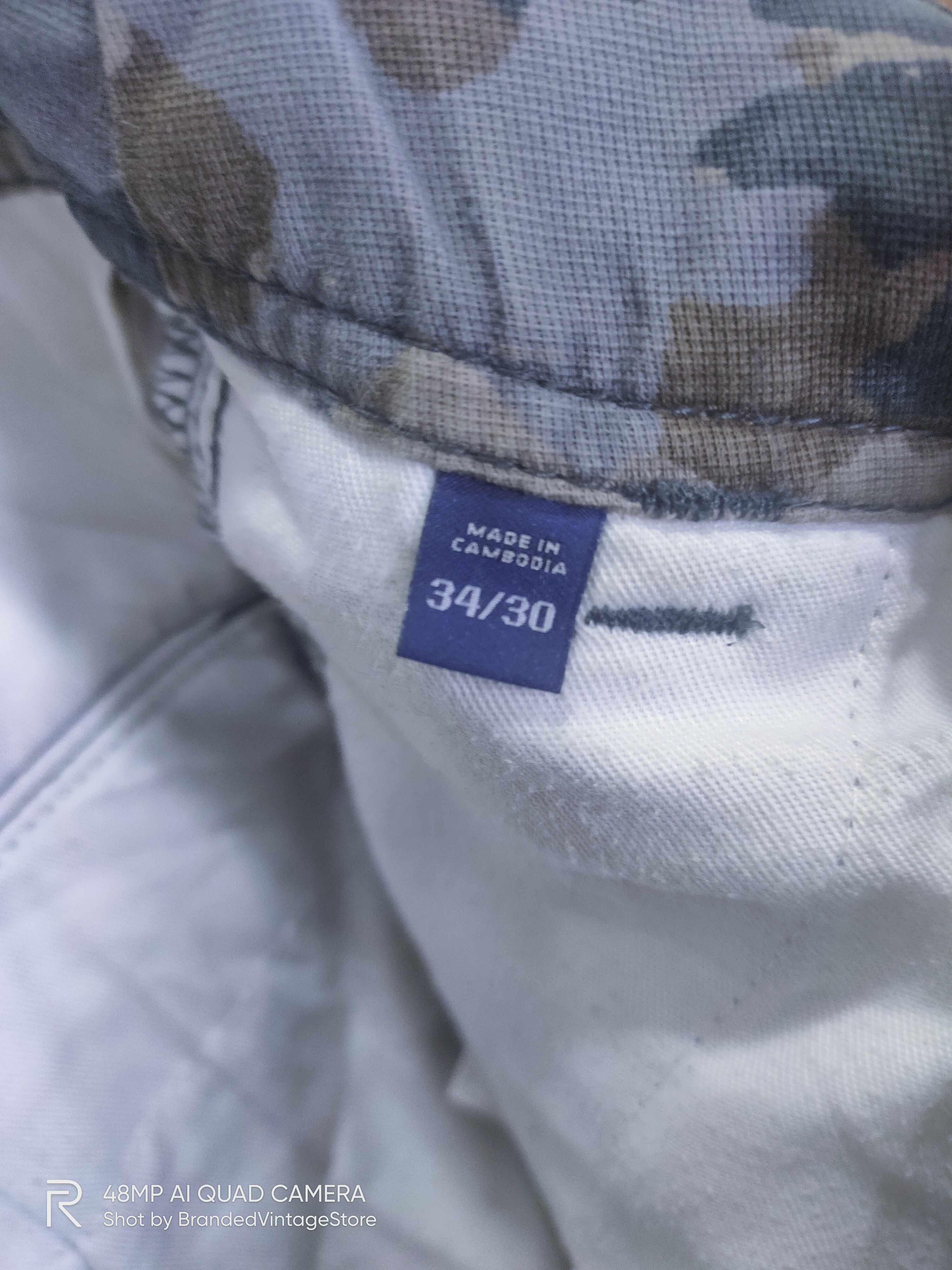 Gap GAP Military Camo Tactical Utility Double Knee Cargo Pants Size US 31 - 17 Thumbnail