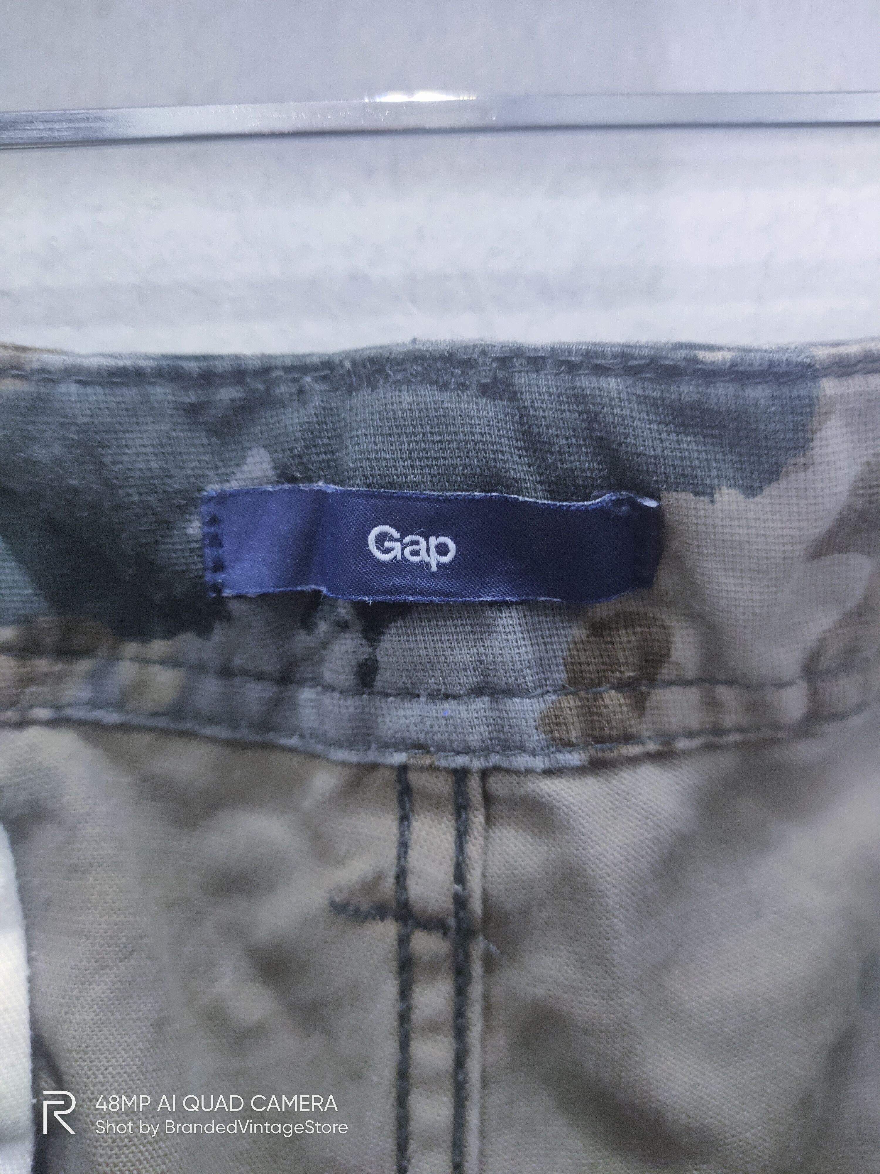 Gap GAP Military Camo Tactical Utility Double Knee Cargo Pants Size US 31 - 16 Thumbnail