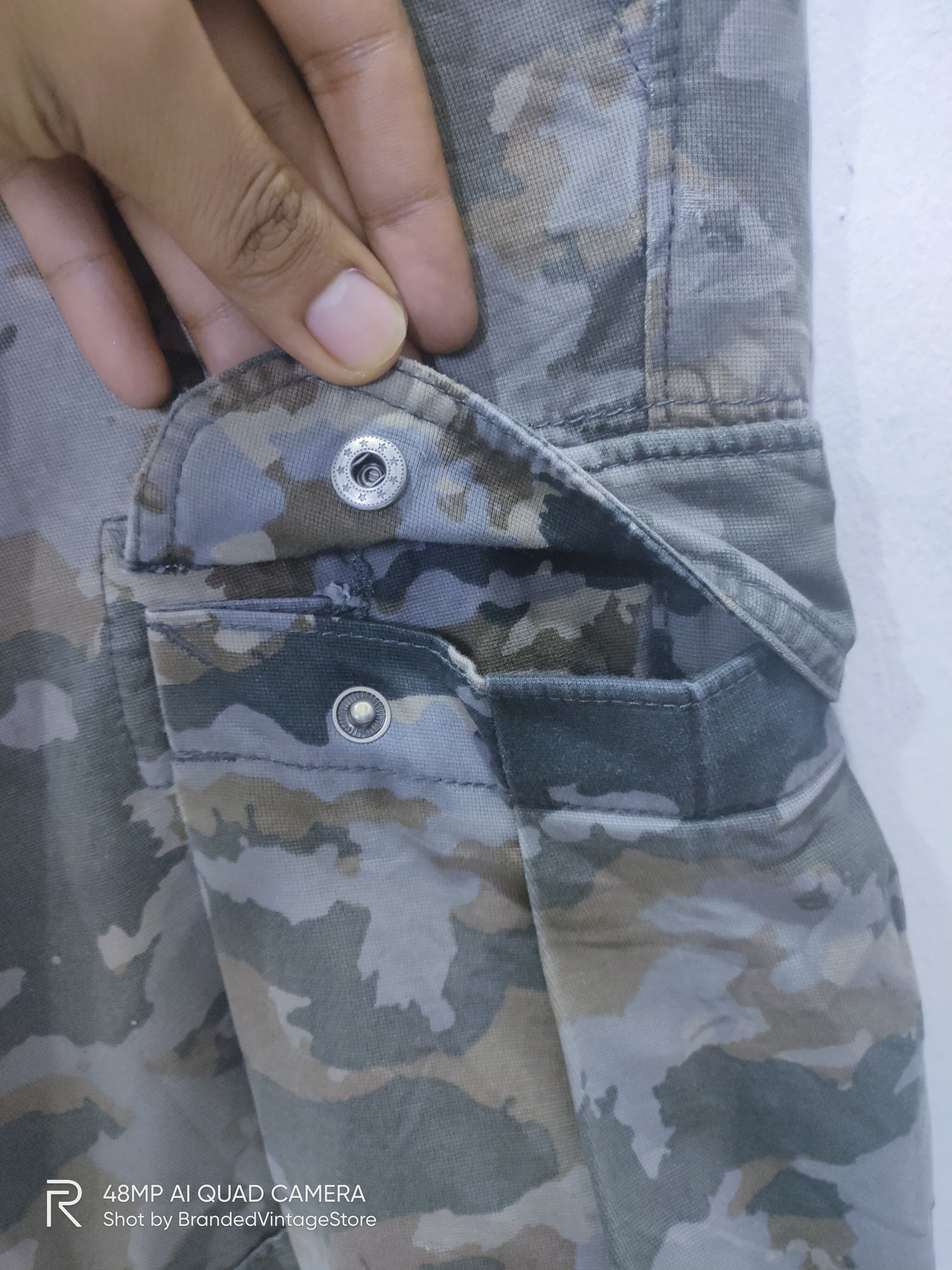 Gap GAP Military Camo Tactical Utility Double Knee Cargo Pants Size US 31 - 13 Thumbnail