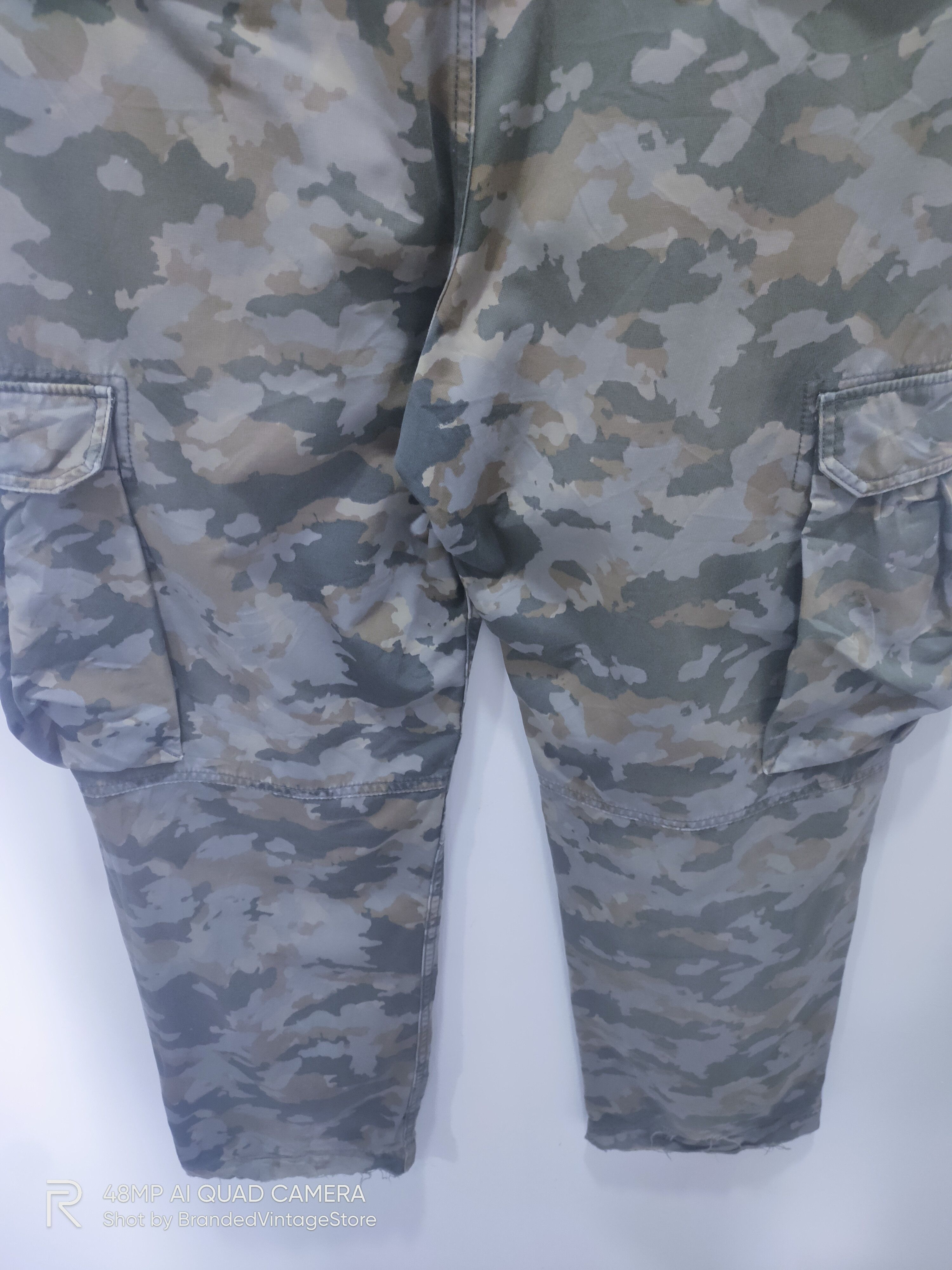 Gap GAP Military Camo Tactical Utility Double Knee Cargo Pants Size US 31 - 5 Thumbnail