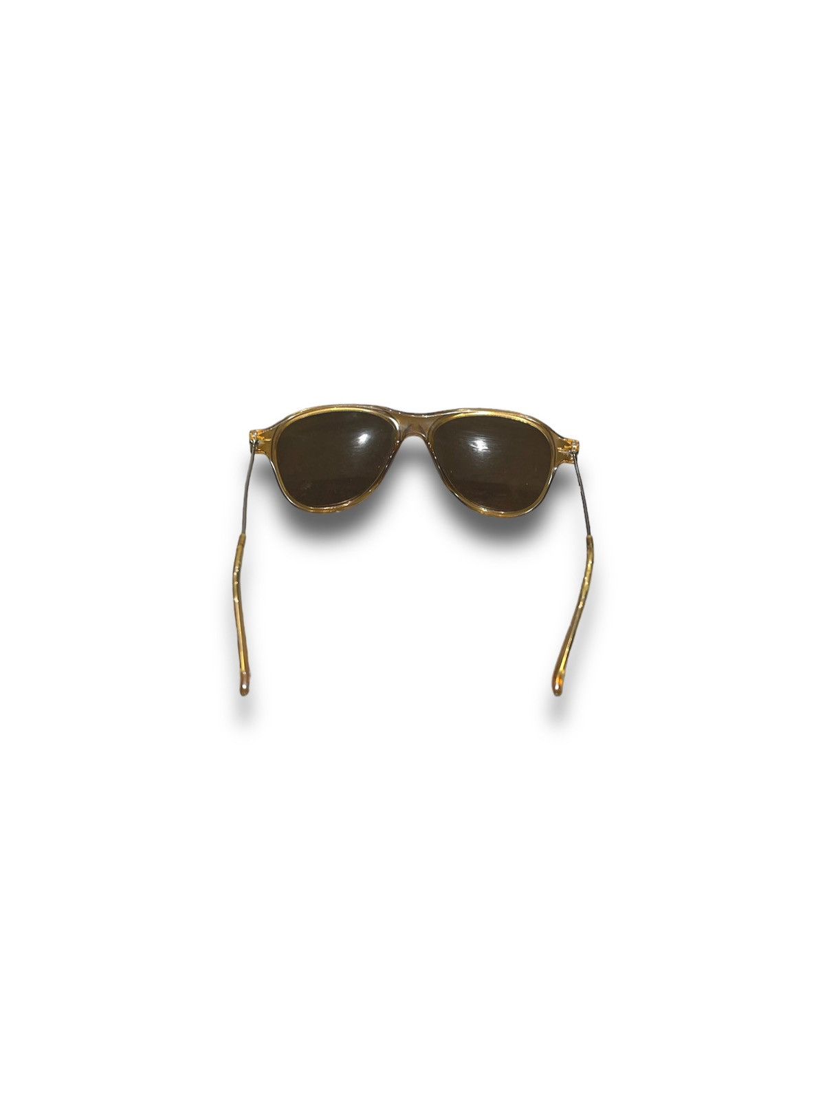 Dries Van Noten × Linda Farrow Dries Van Noten X Linda Farrow DVN/34/2 Yellow Sunglasses Size ONE SIZE - 6 Thumbnail