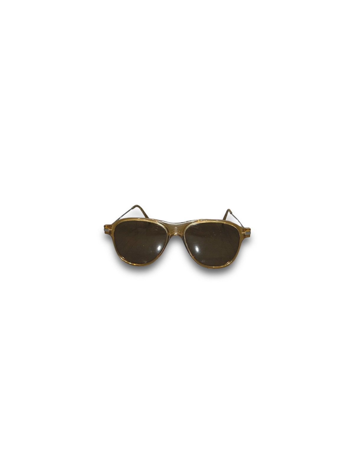 Dries Van Noten × Linda Farrow Dries Van Noten X Linda Farrow DVN/34/2 Yellow Sunglasses Size ONE SIZE - 2 Thumbnail